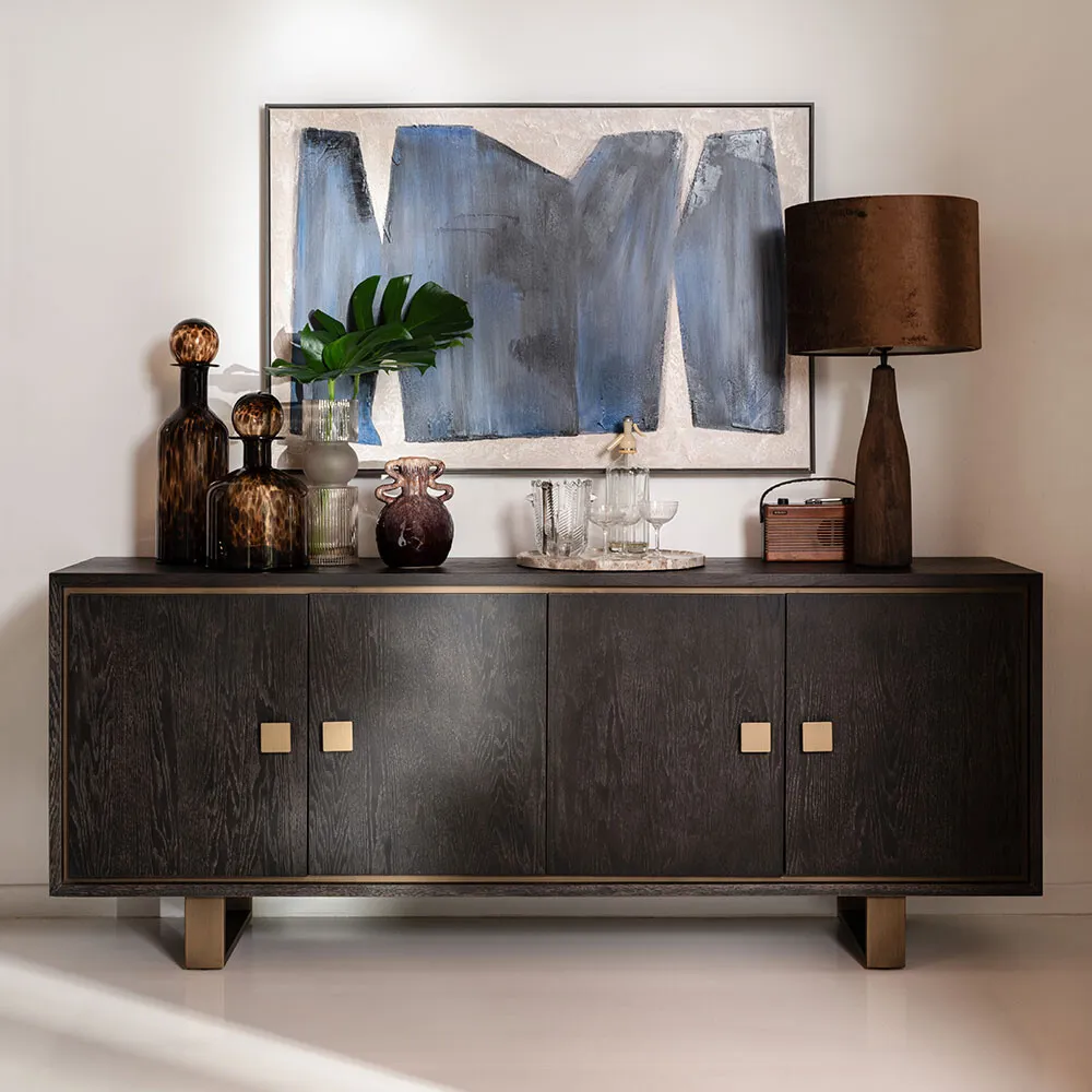 Wavy Handled Vase - Ceramic