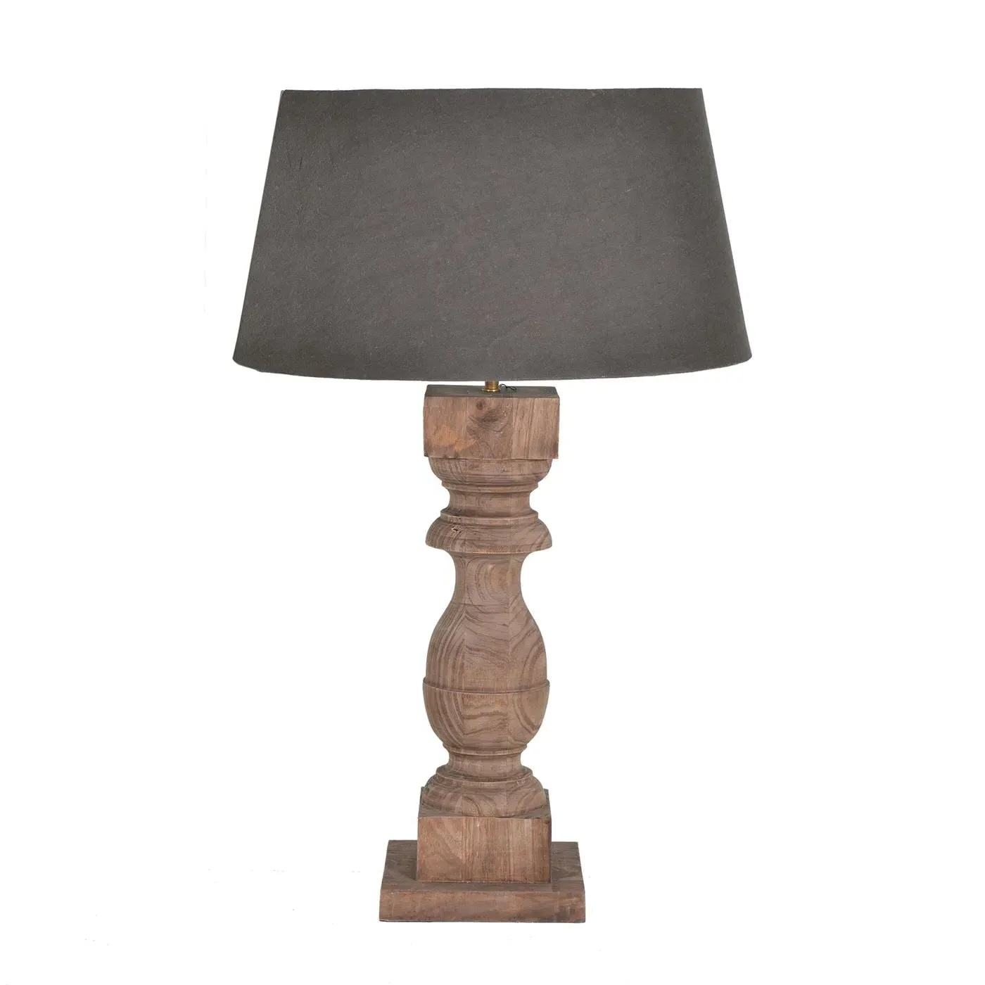 Weathered Wood Table Lamp - Neutral image