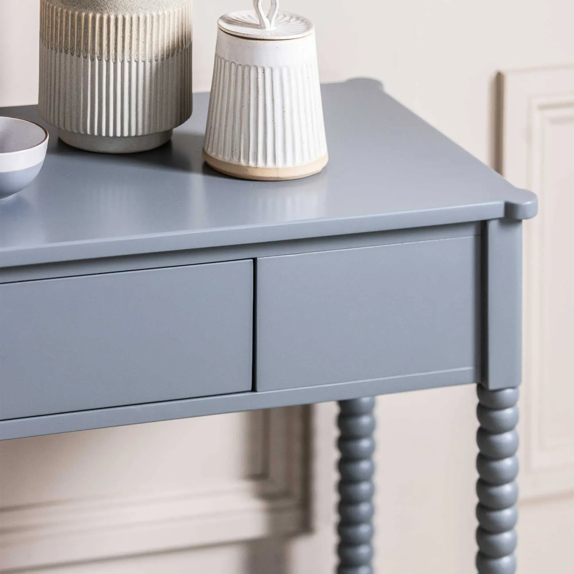 Wesson 1 Drawer Console Table - Grey
