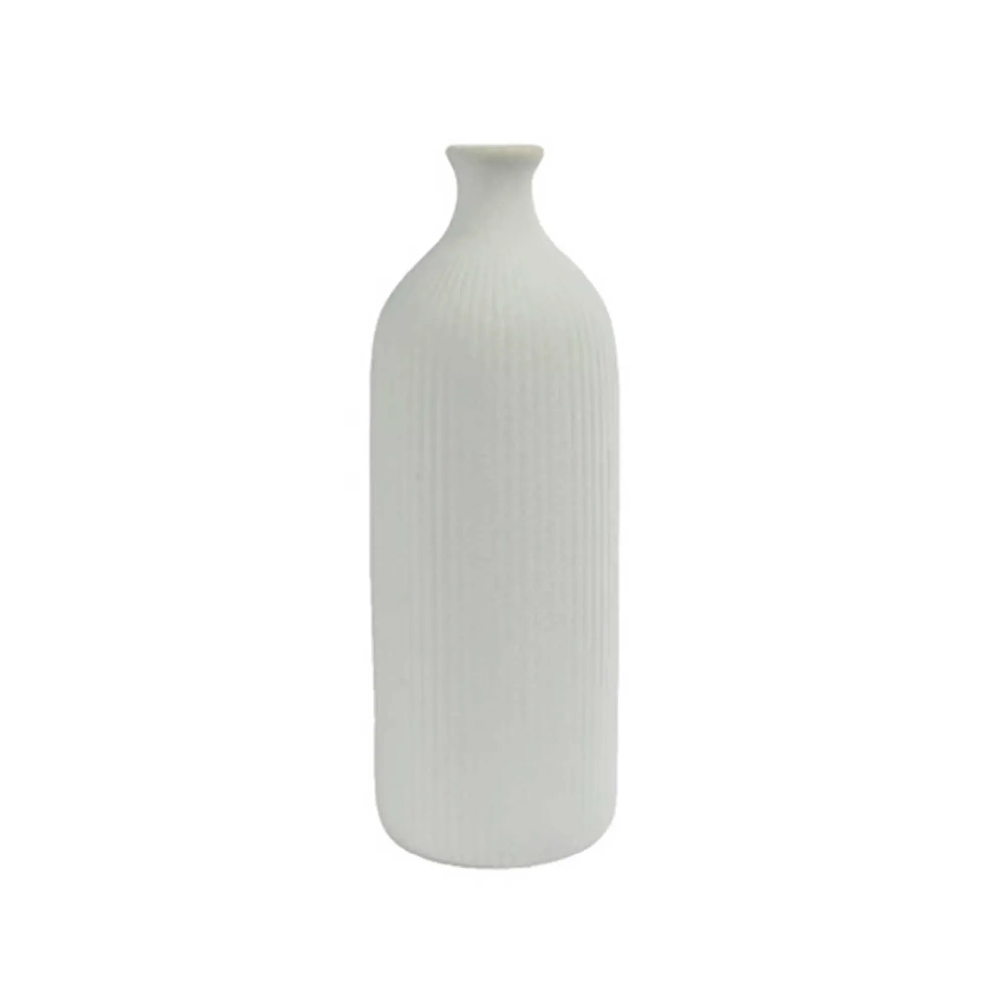 White Matt Vase - White, Stoneware image