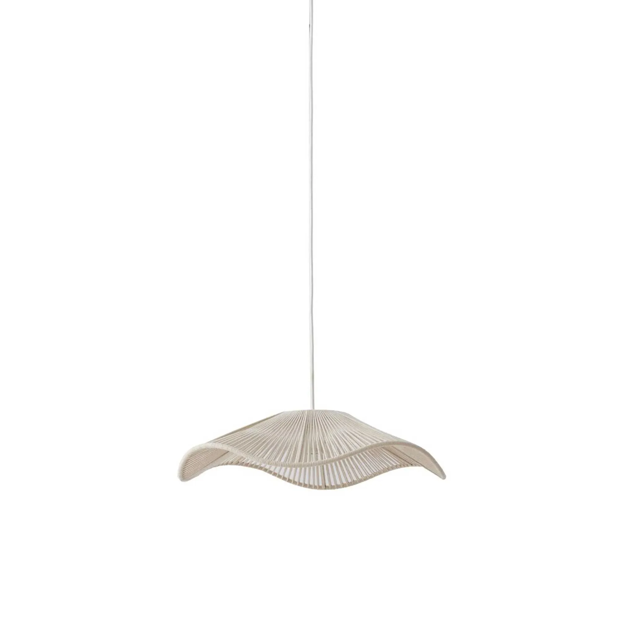 White Wave Pendant Light - Neutral, Metal image