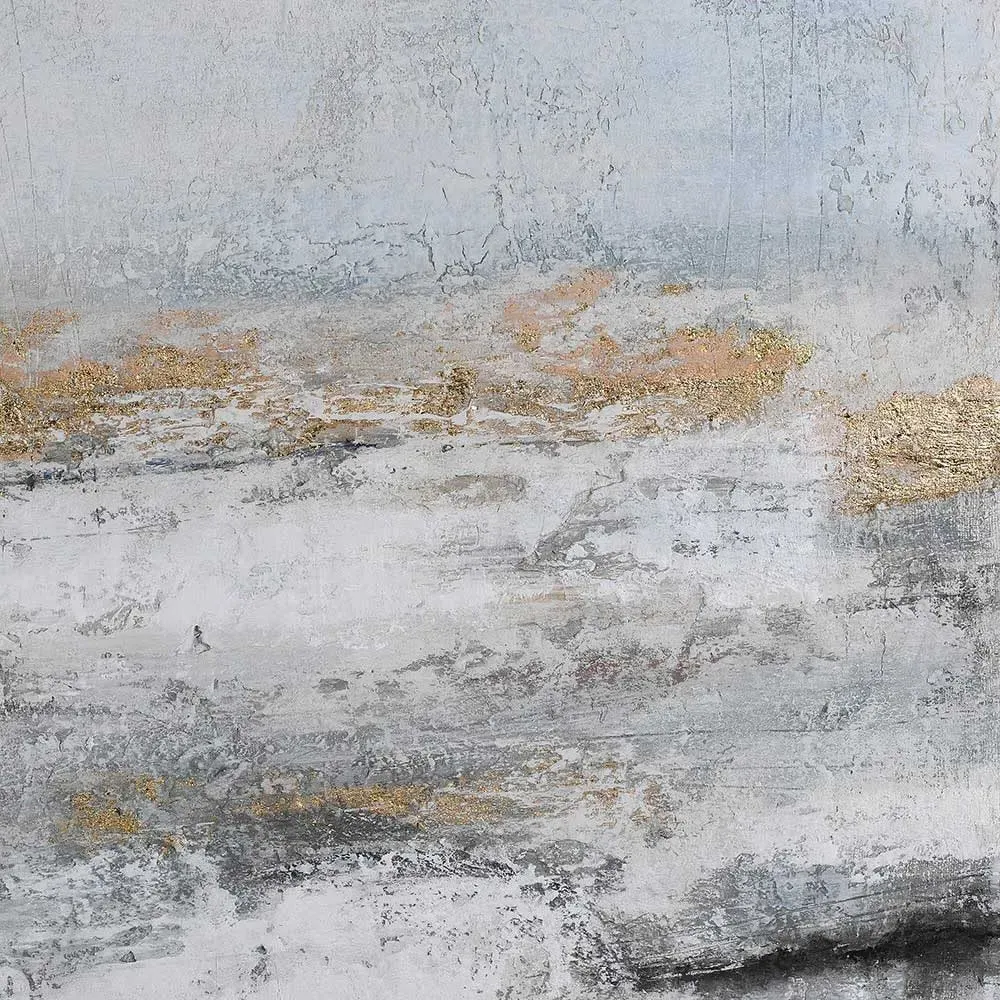 Wild Sands Square Canvas Print - White, Canvas, Pine