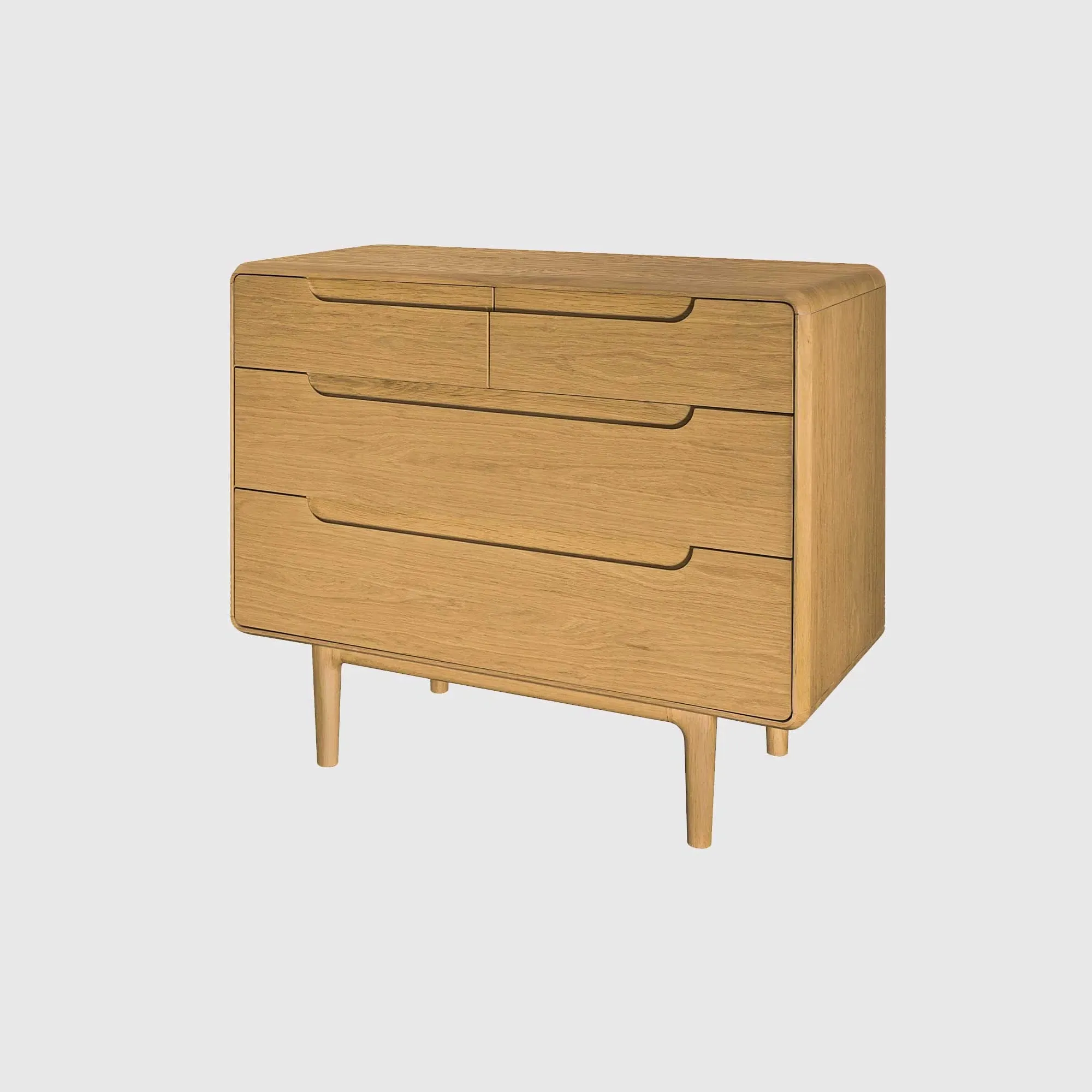 Winchester 4 Drawer Chest of Drawers - Neutral Oak image