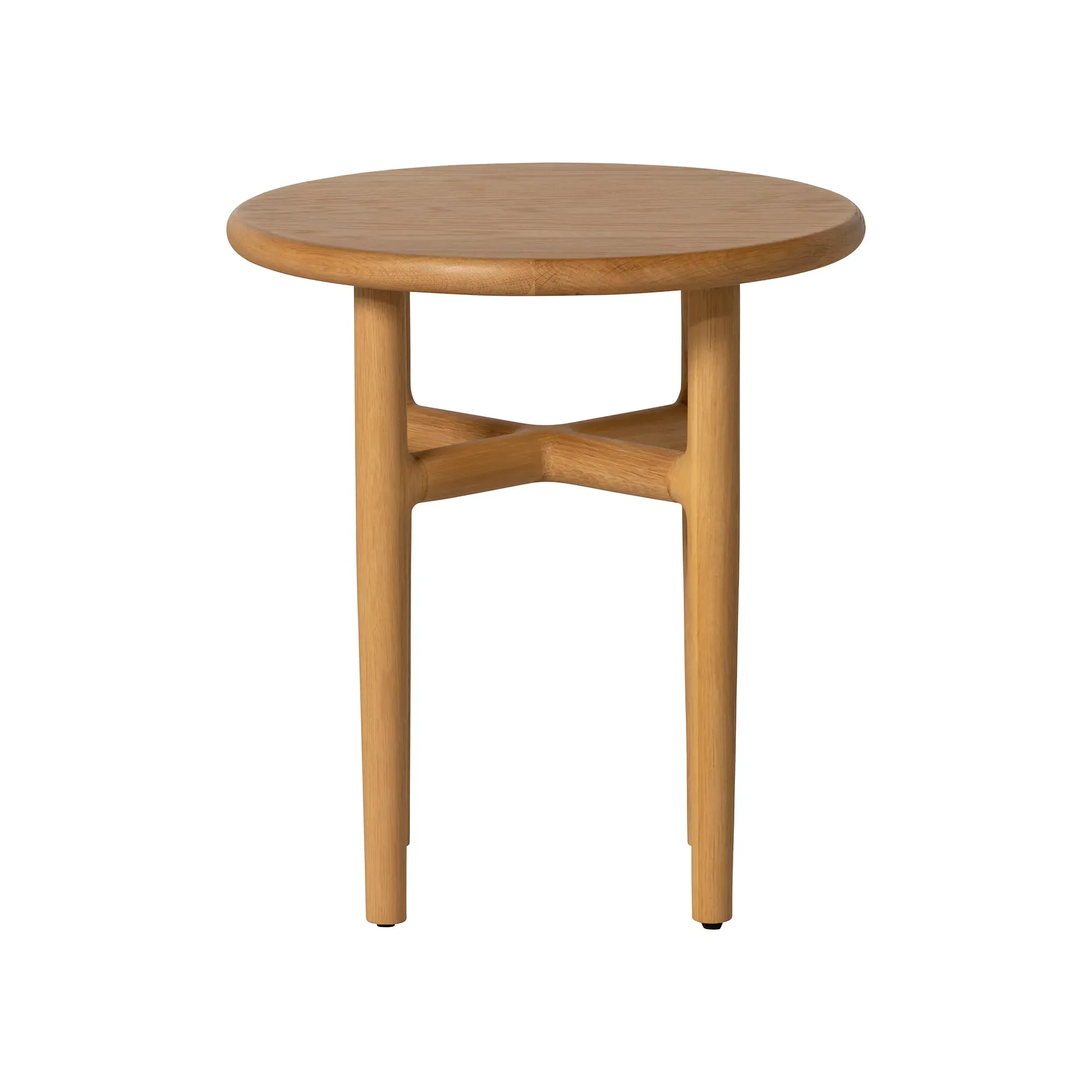 Winchester Round Lamp Table - Neutral, Oak