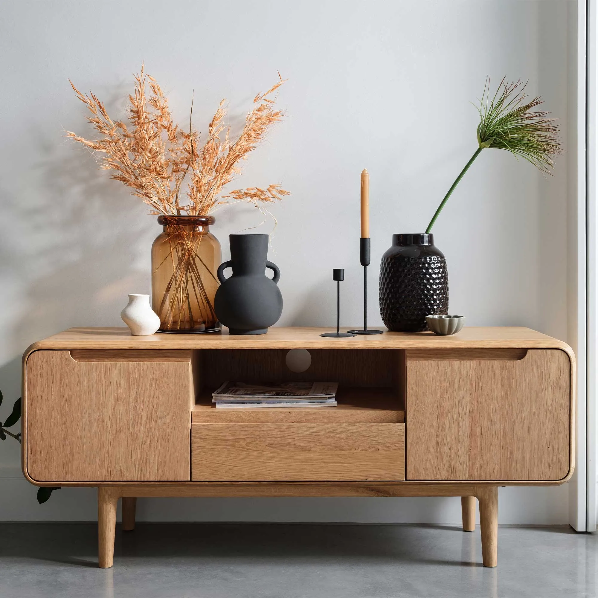 Winchester TV Unit - Neutral, Oak