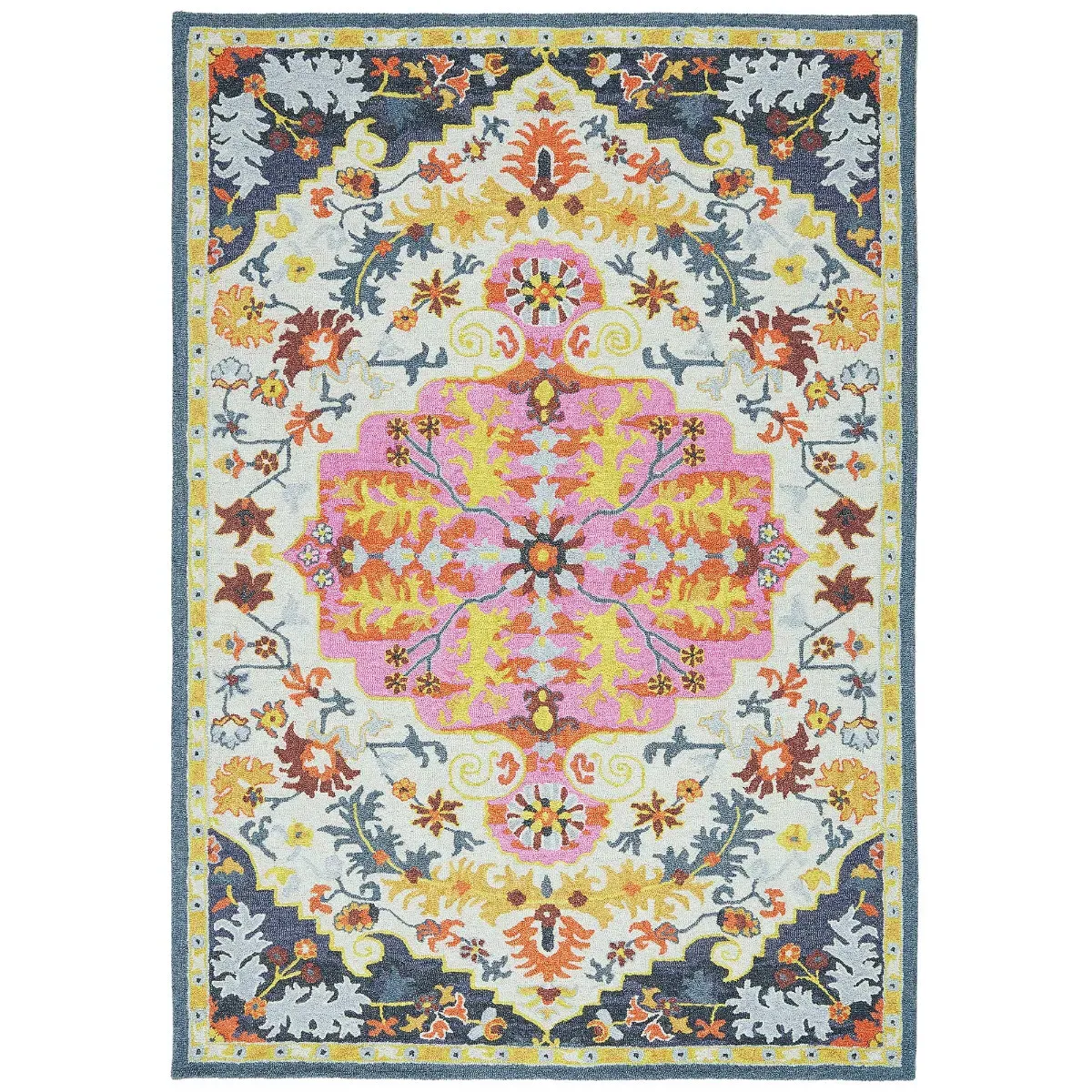 Windsor Square Rug - Blue, Wool