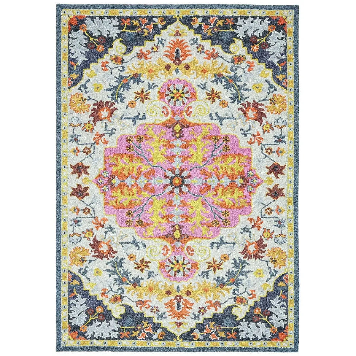 Windsor Square Rug - Blue, Wool