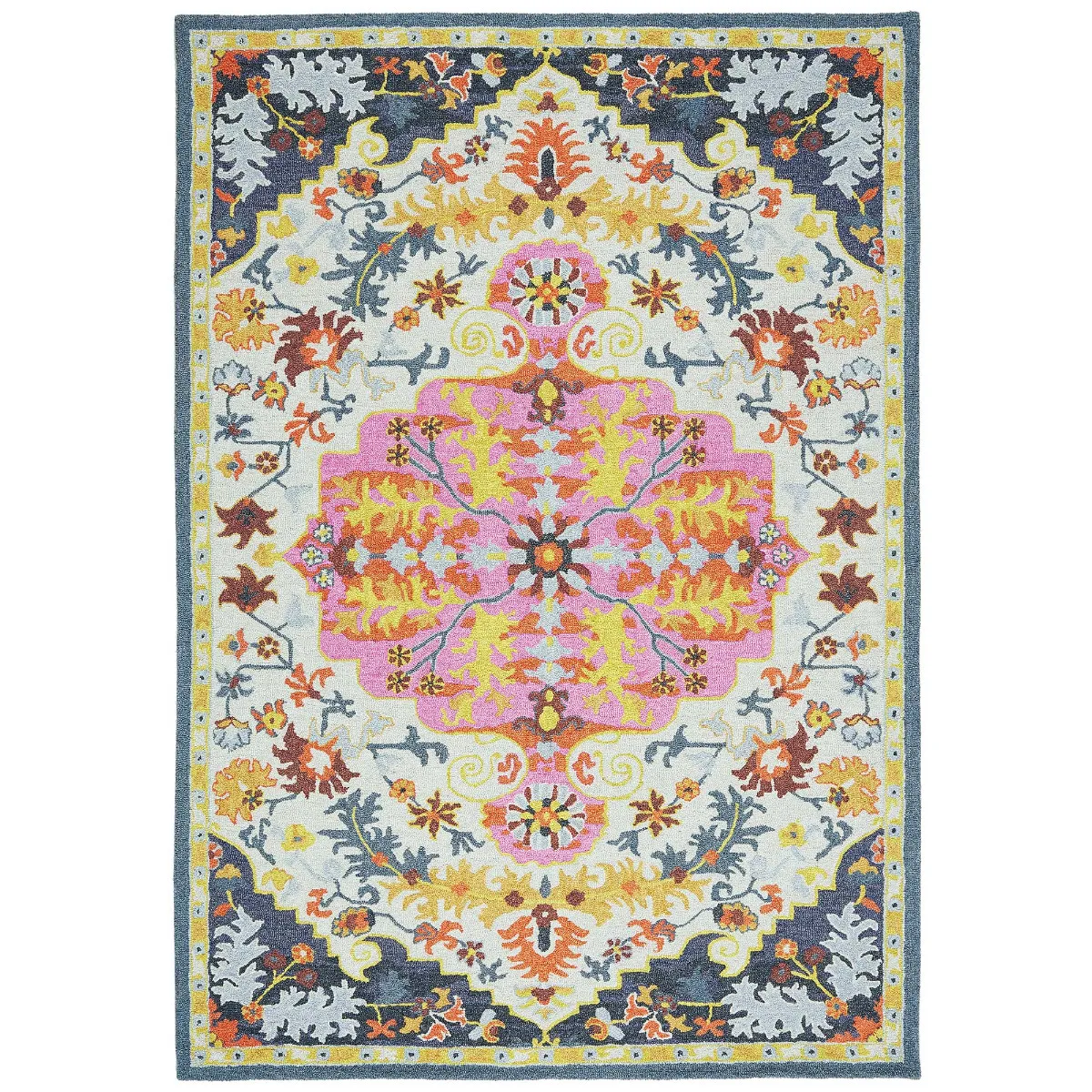 Windsor Square Rug - Blue, Wool