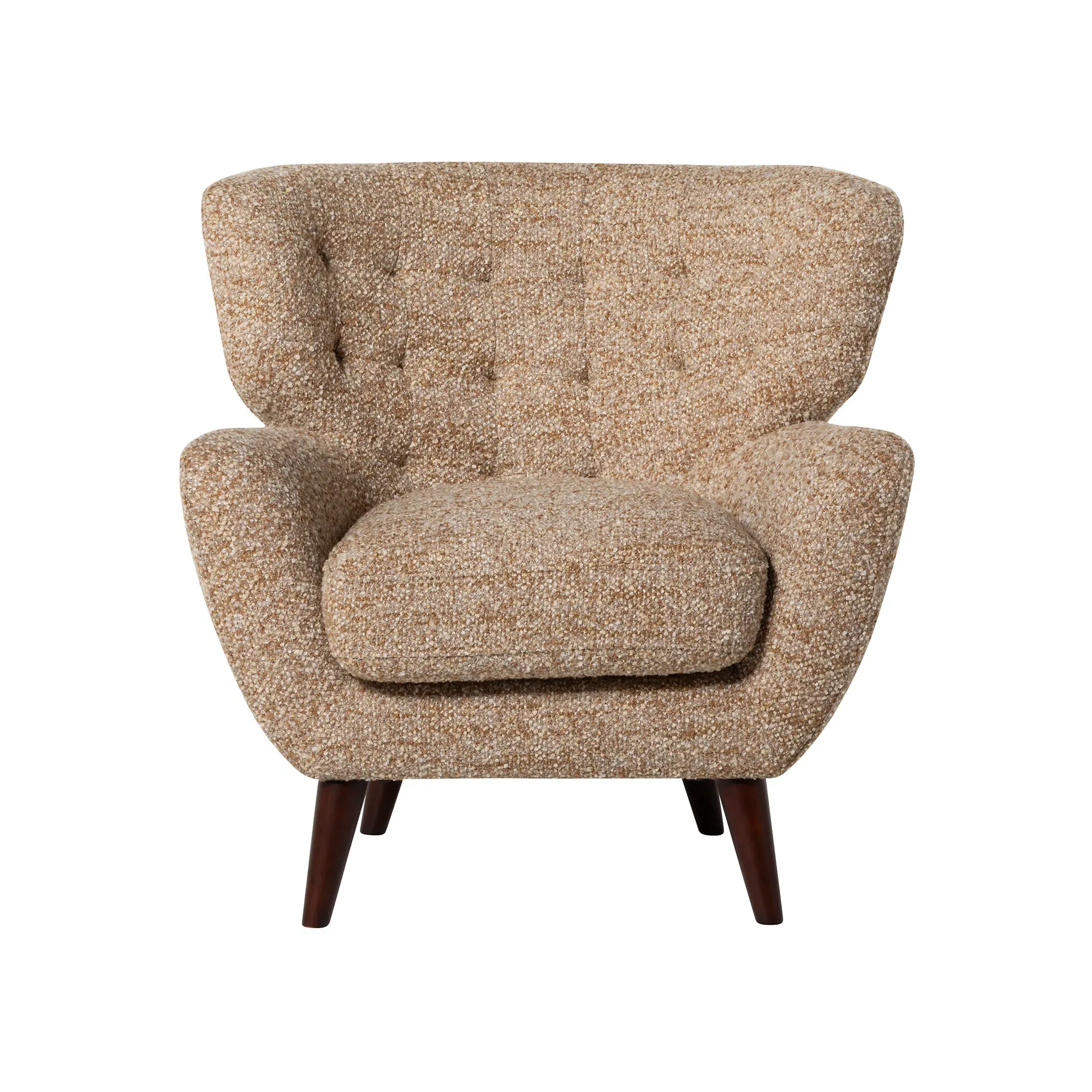Wray Armchair - Grey, Eucalyptus Wood