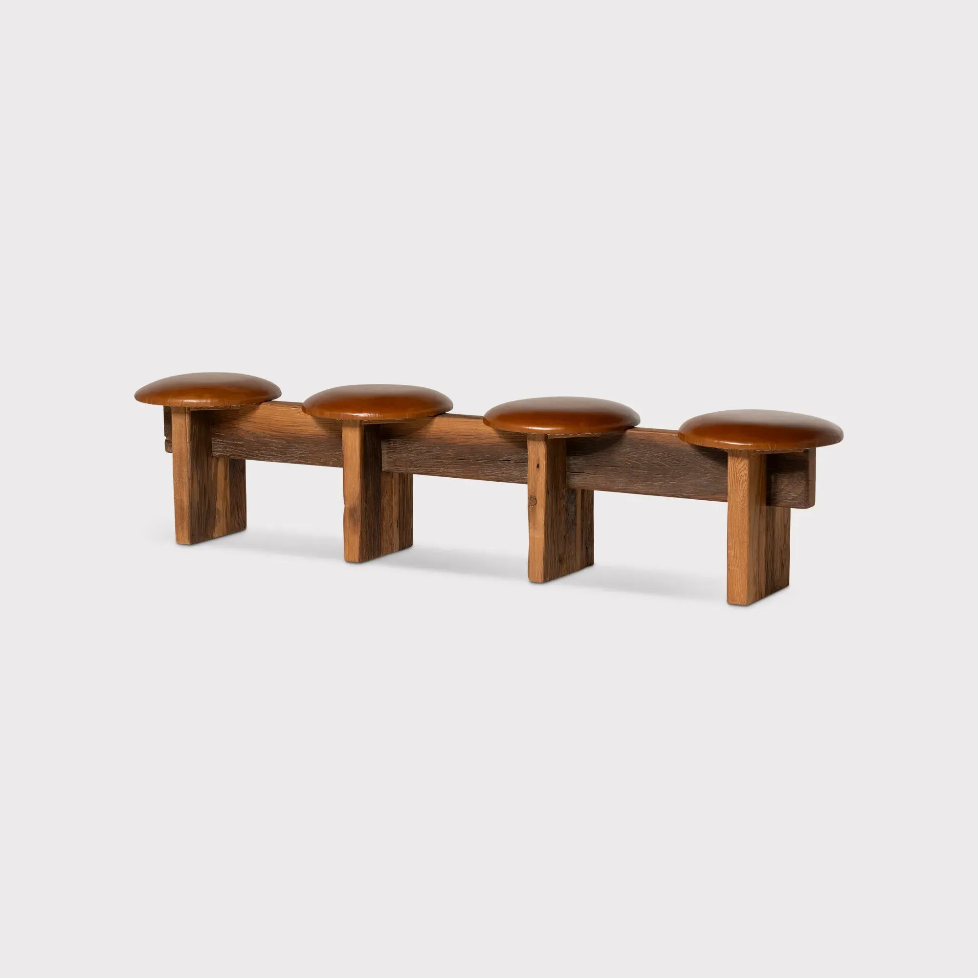 Wyre Long Bench - Brown, Oak image