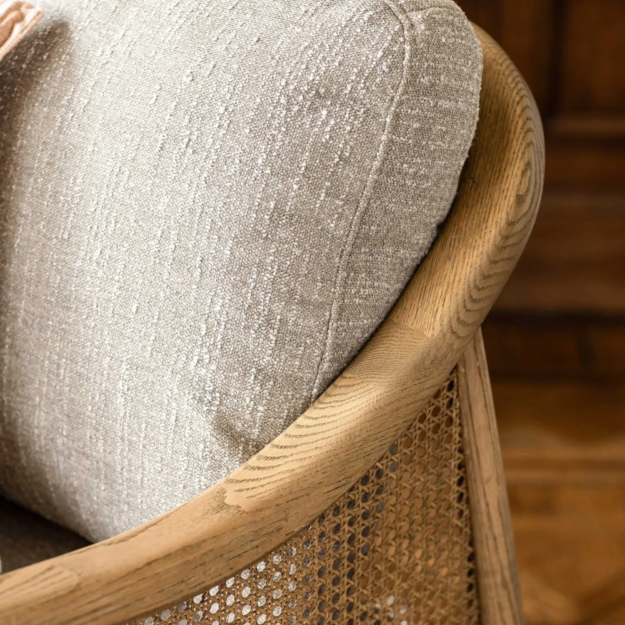 Yardley Armchair - Green, Fabric