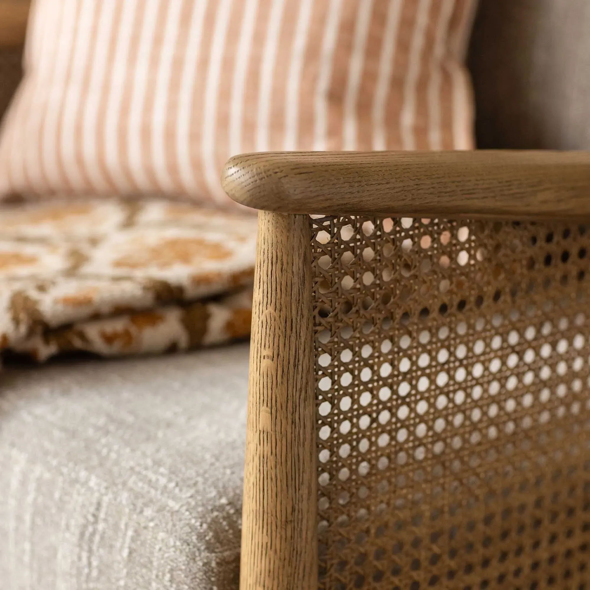 Yardley Armchair - Green, Fabric