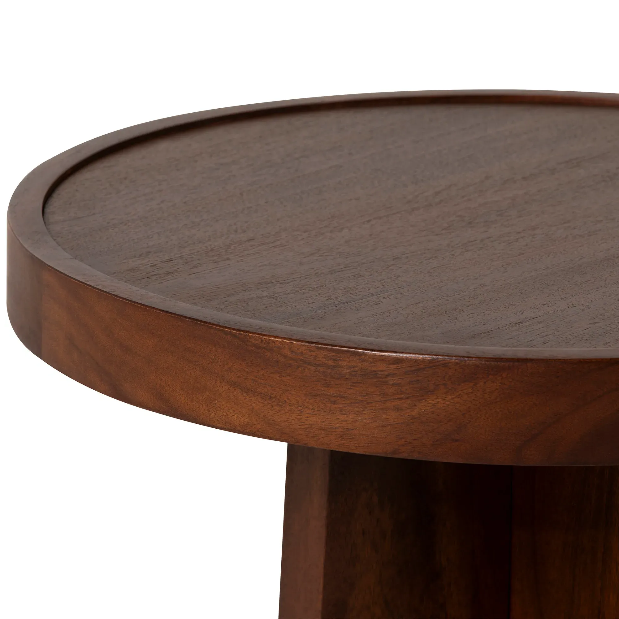 Zambezi Round Nest of Tables - Brown, Acacia Wood
