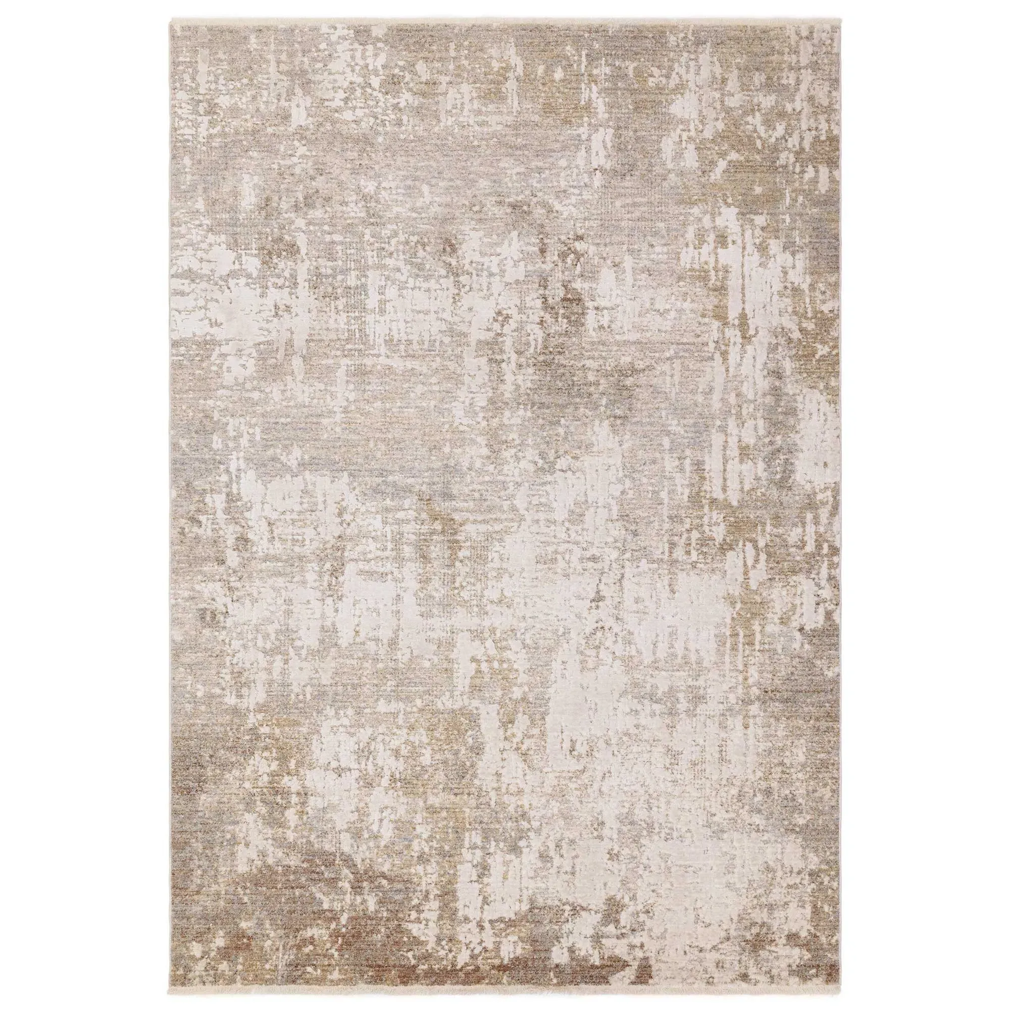 Zayan Nasrid Square Rug - Neutral, Polyester
