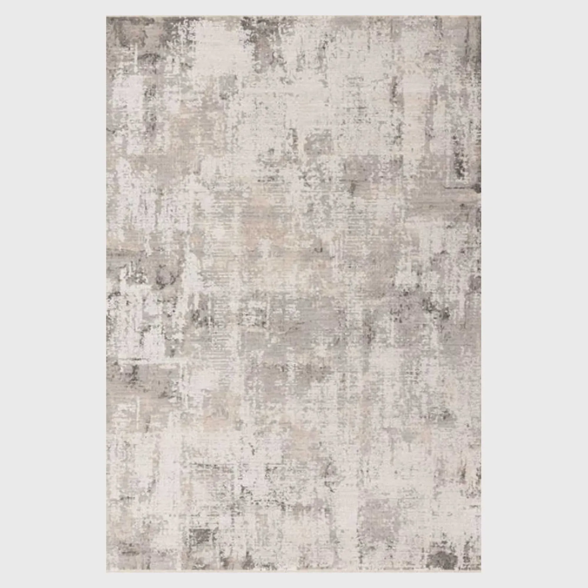 Zayan Olite Rectangular Rug - Neutral, Polyester image
