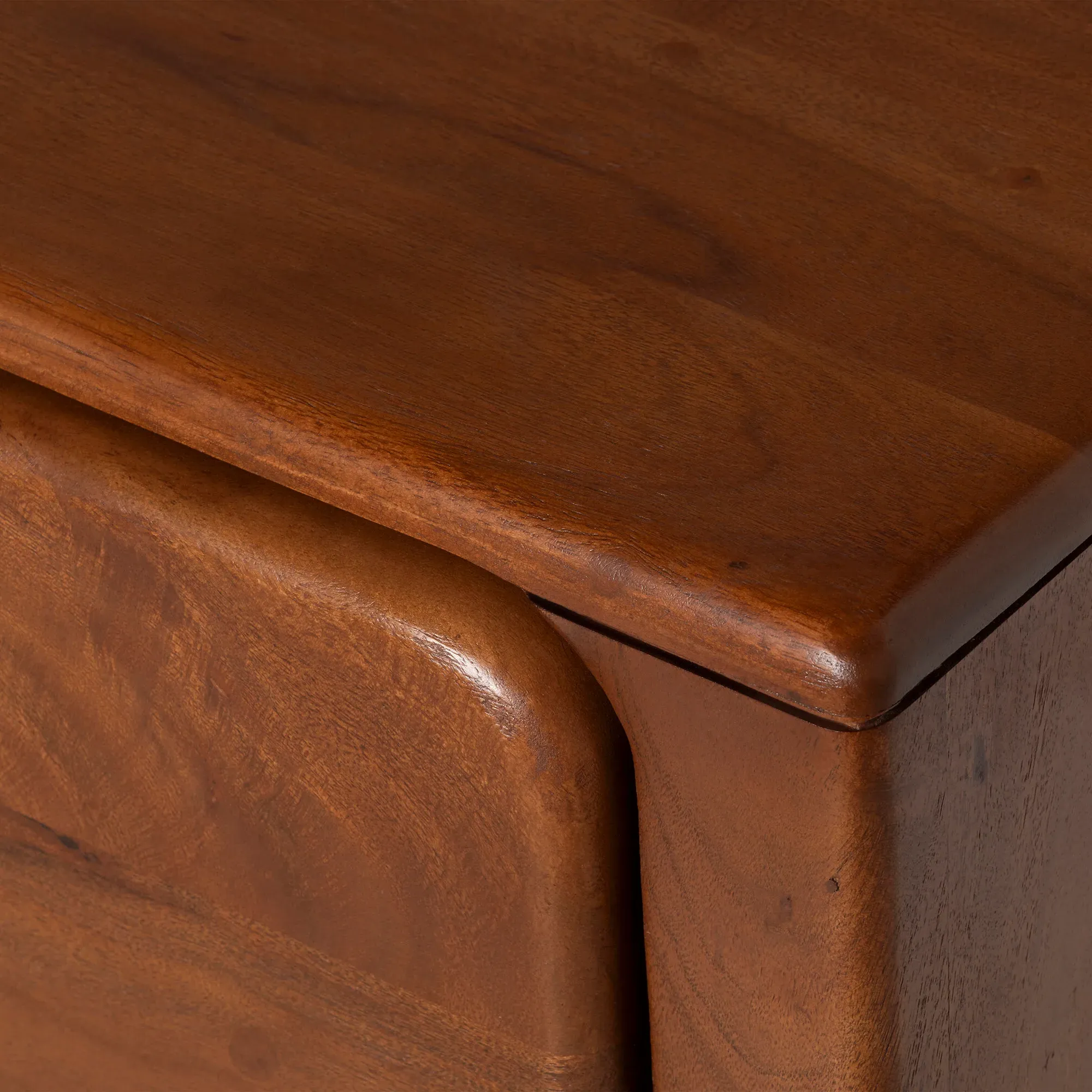 Zerina 3 Drawer Chest - Brown, Acacia Wood