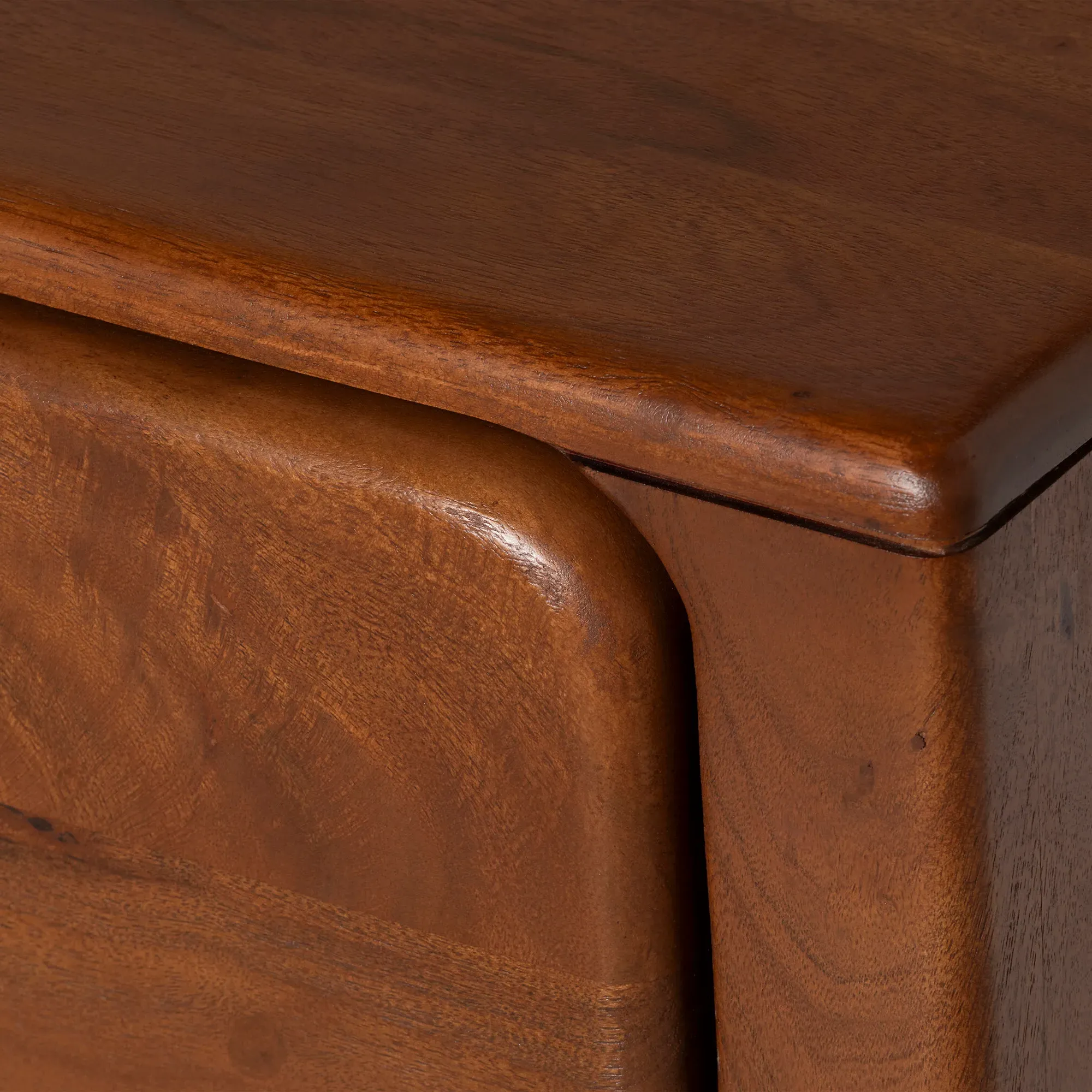 Zerina 3 Drawer Chest - Brown, Acacia Wood