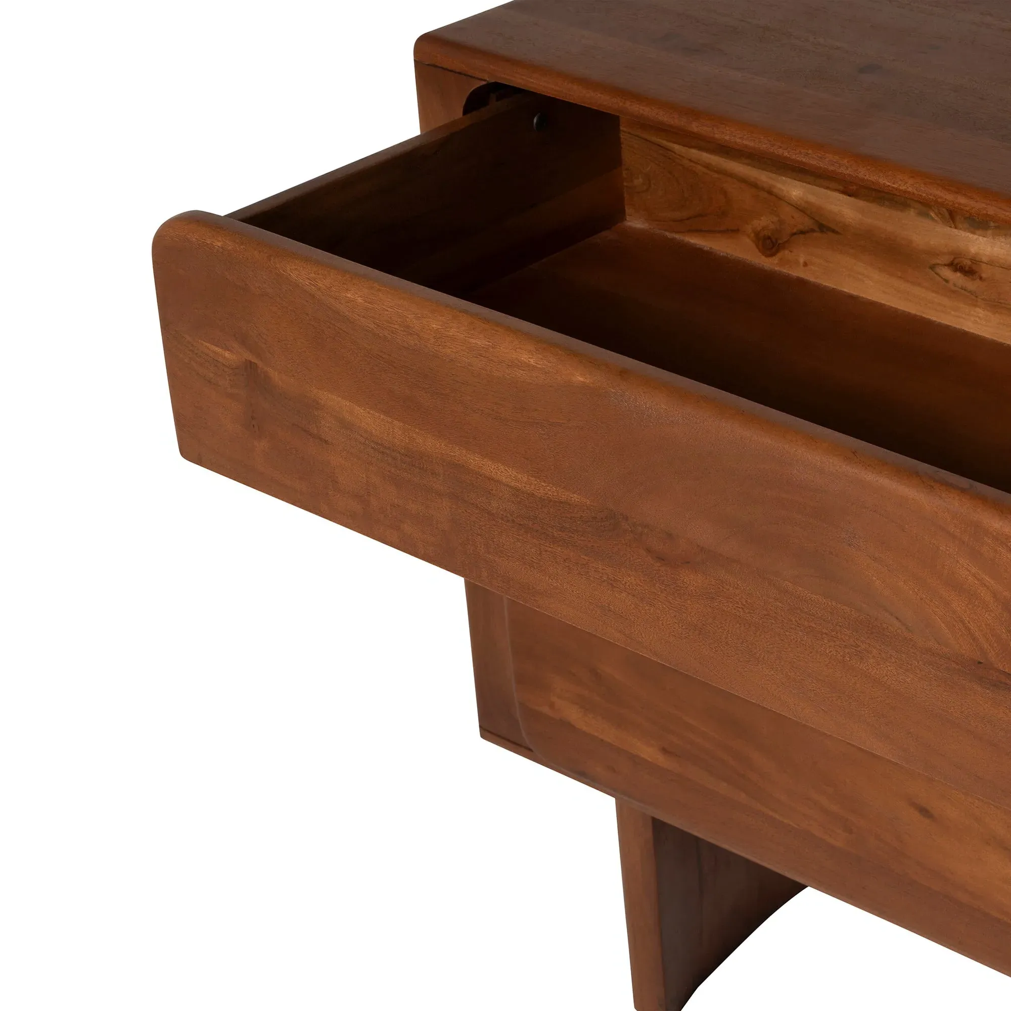 Zerina 3 Drawer Chest - Brown, Acacia Wood