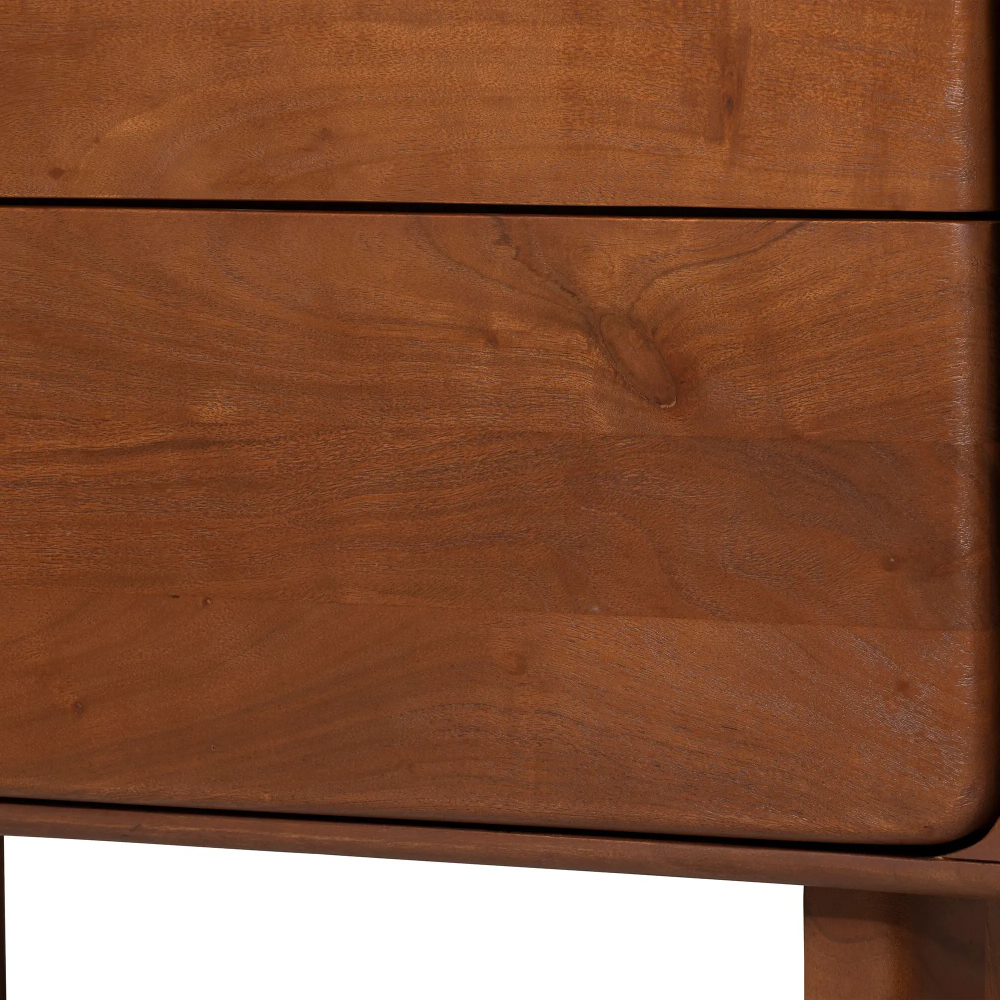 Zerina 5 Drawer Chest - Brown, Acacia Wood