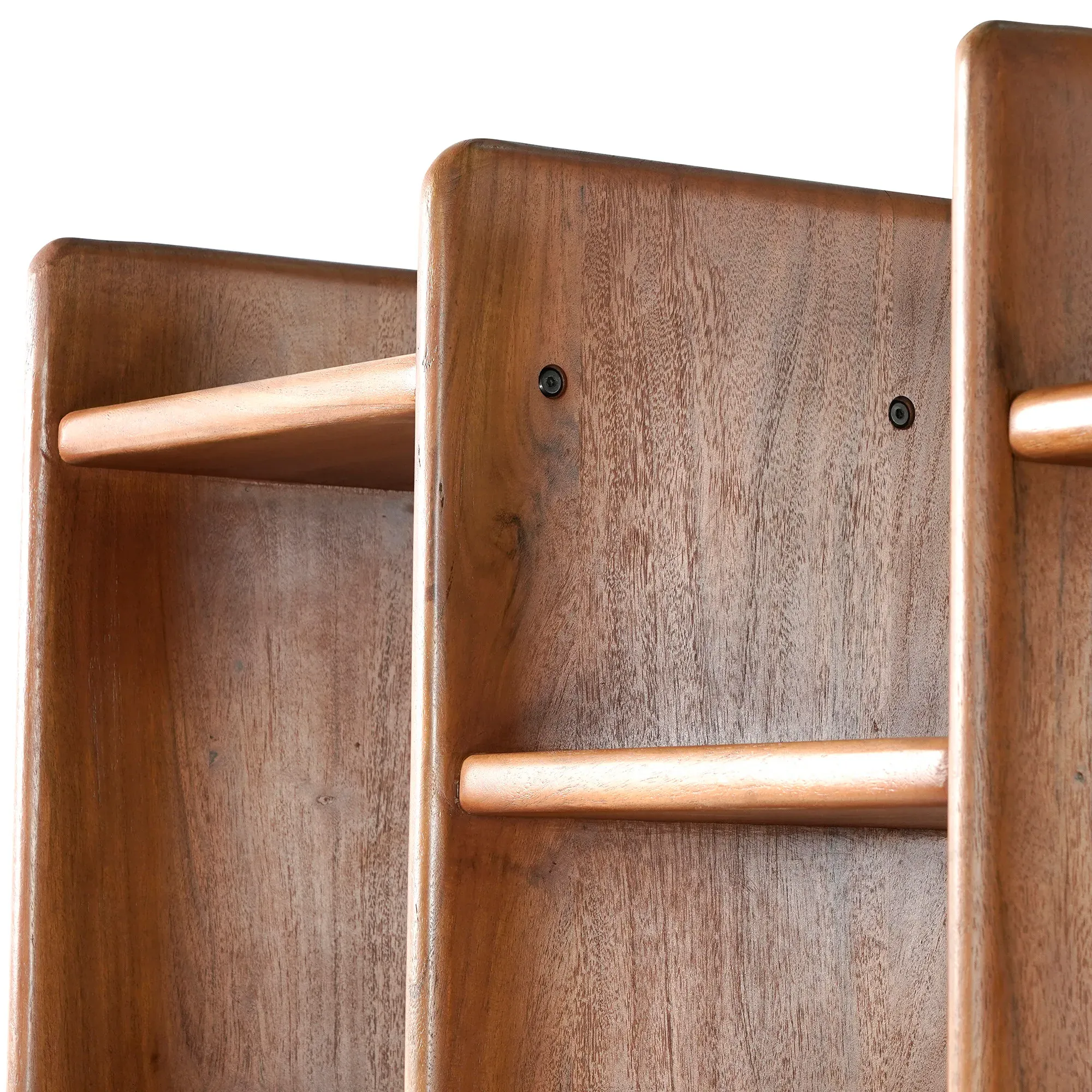 Zerina Bookshelf - Brown, Acacia Wood