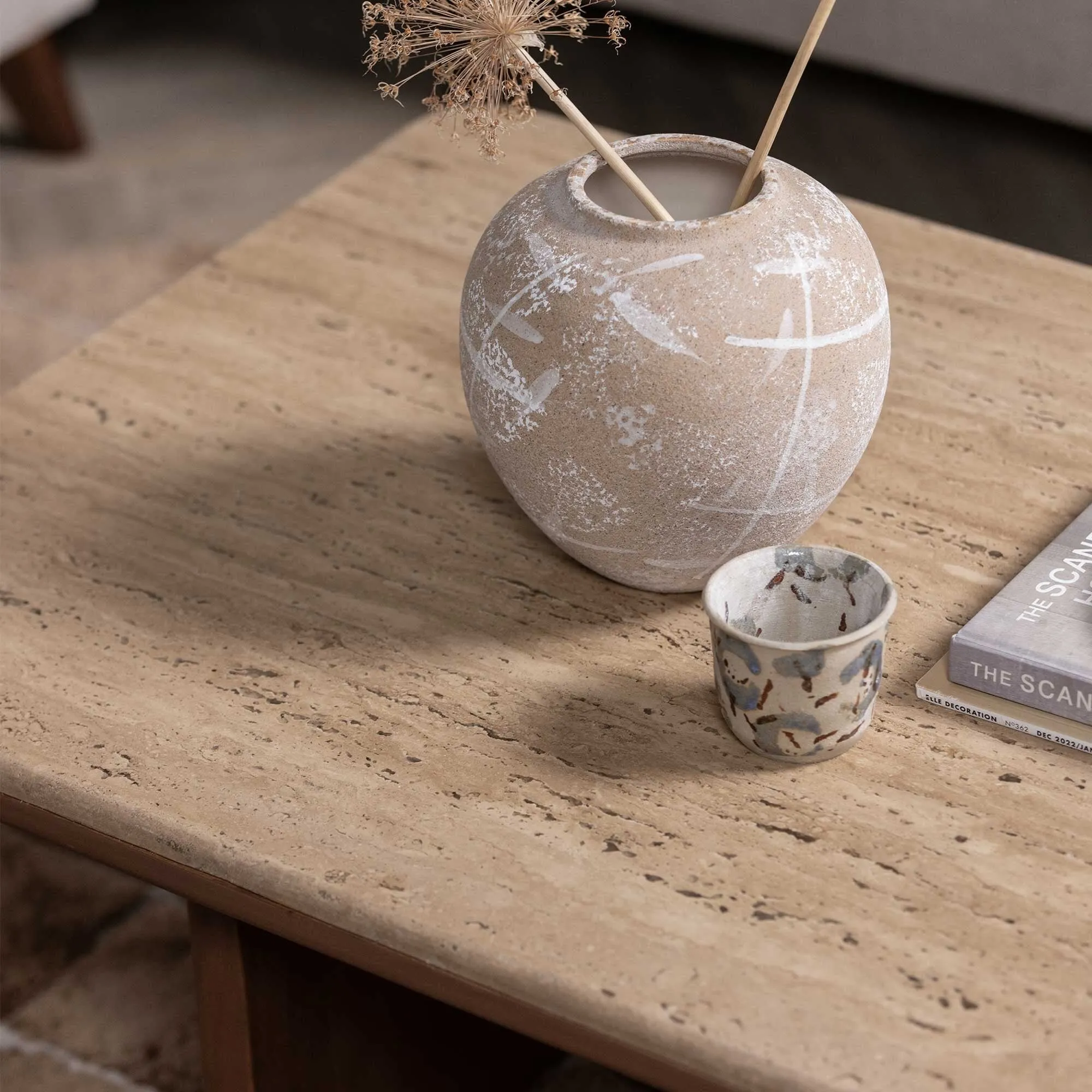 Zerina Coffee Table - Brown, Acacia Wood