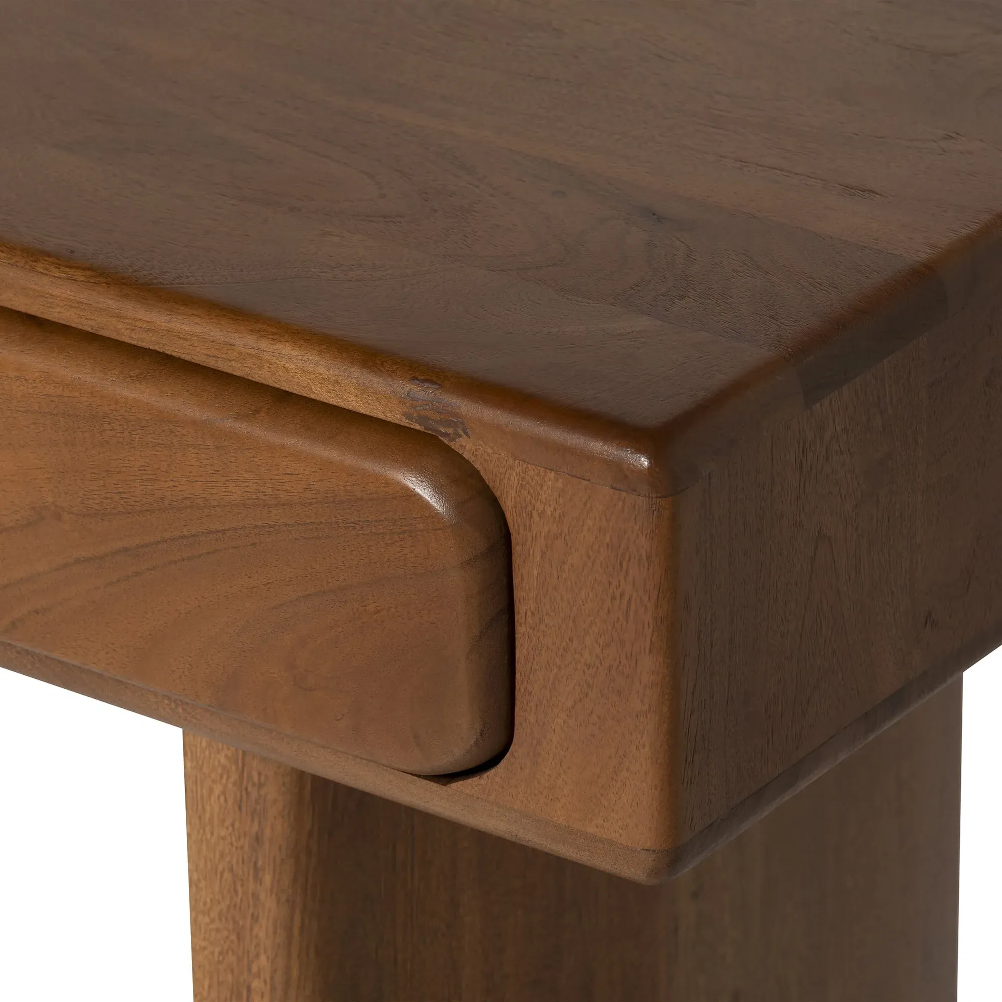 Zerina Console Table - Brown, Acacia Wood