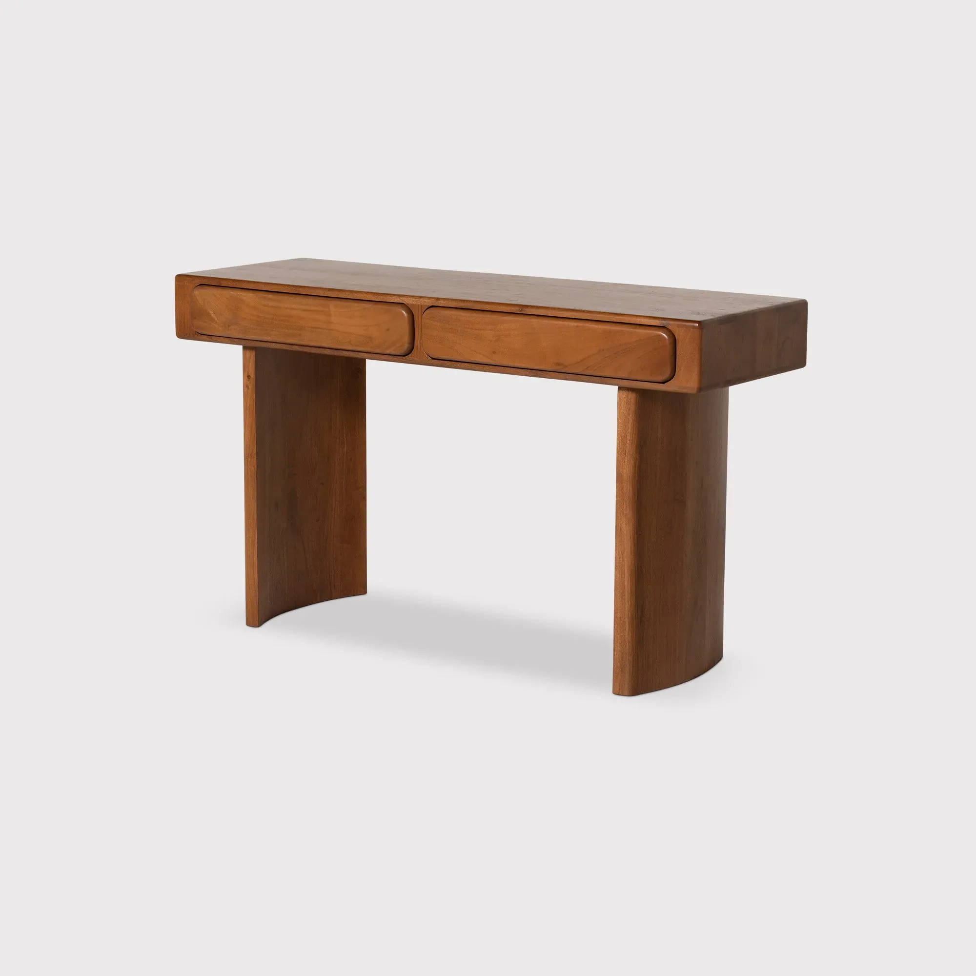 Zerina Console Table - Brown, Acacia Wood