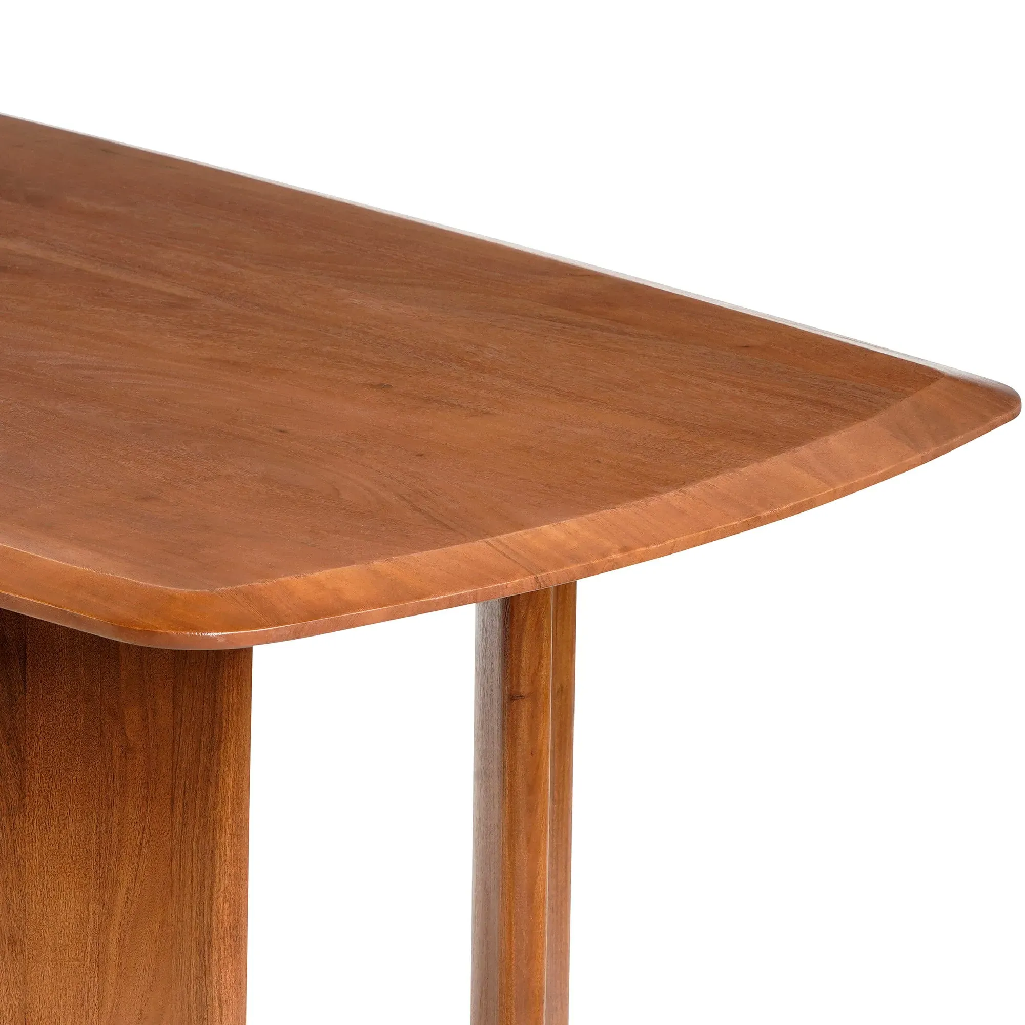 Zerina Dining Table - Brown, Acacia Wood