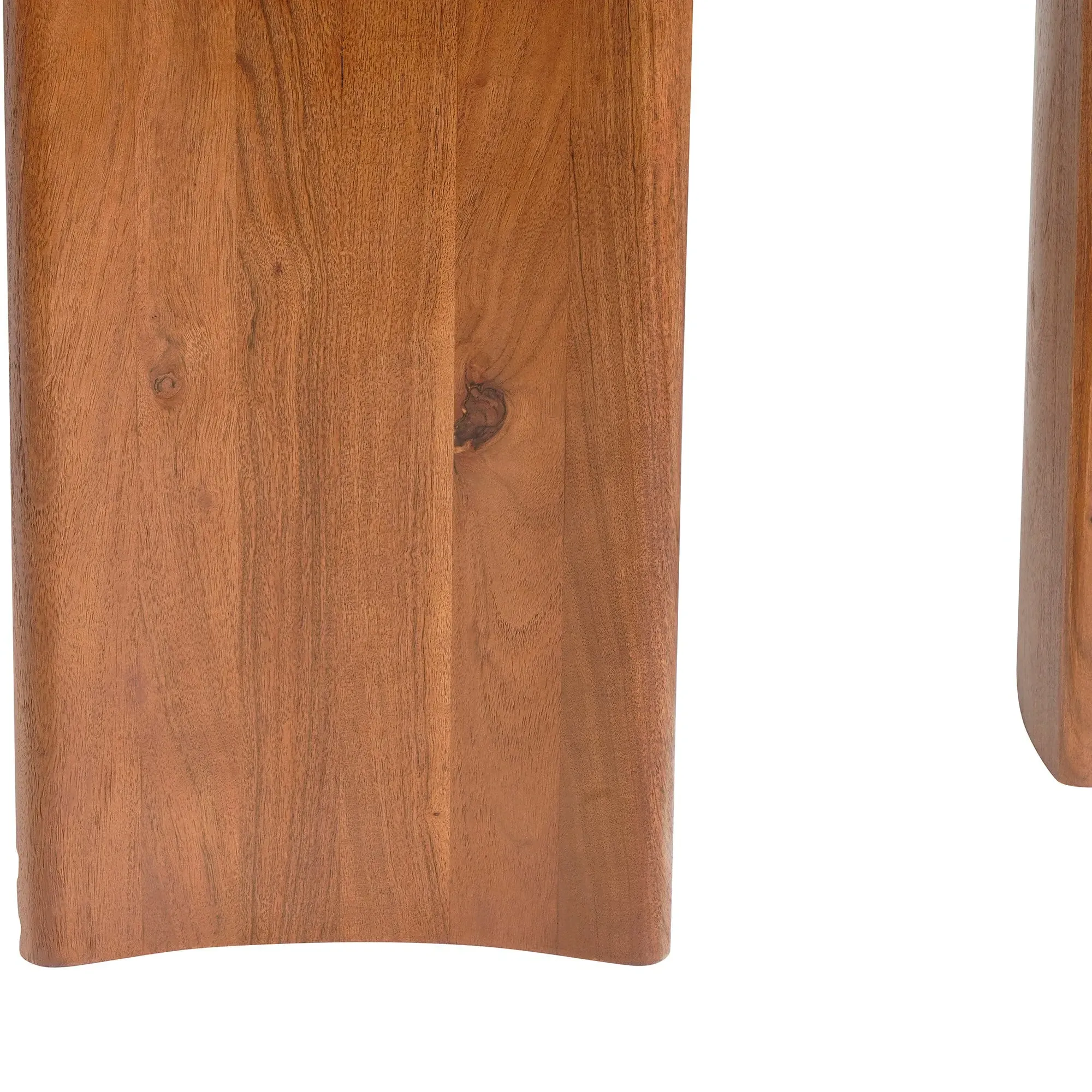 Zerina Dining Table - Brown, Acacia Wood