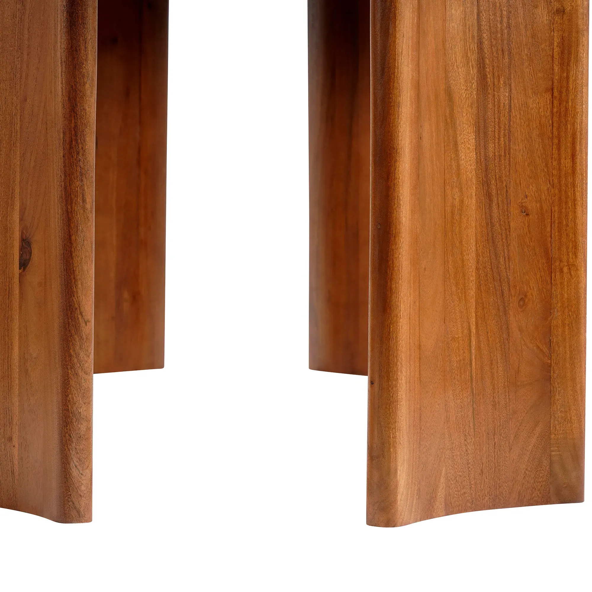 Zerina Dining Table - Brown, Acacia Wood