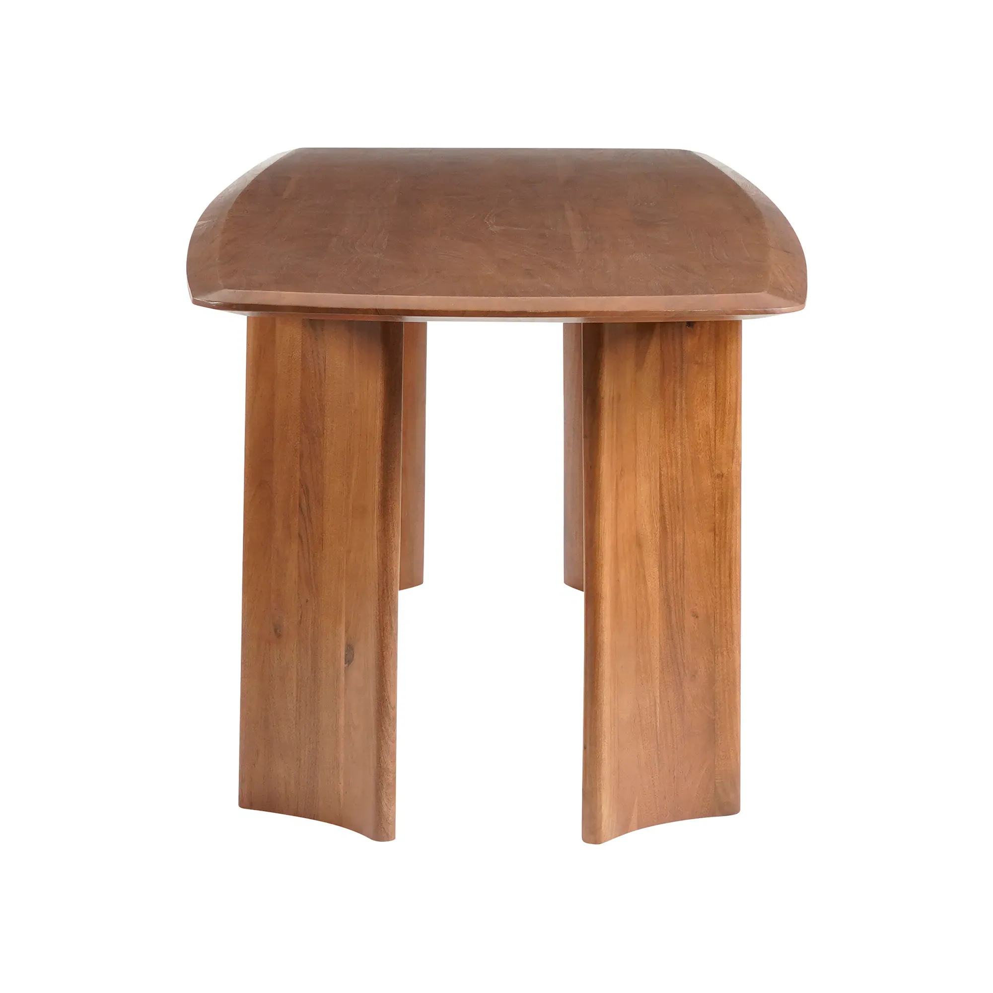 Zerina Dining Table - Brown, Acacia Wood