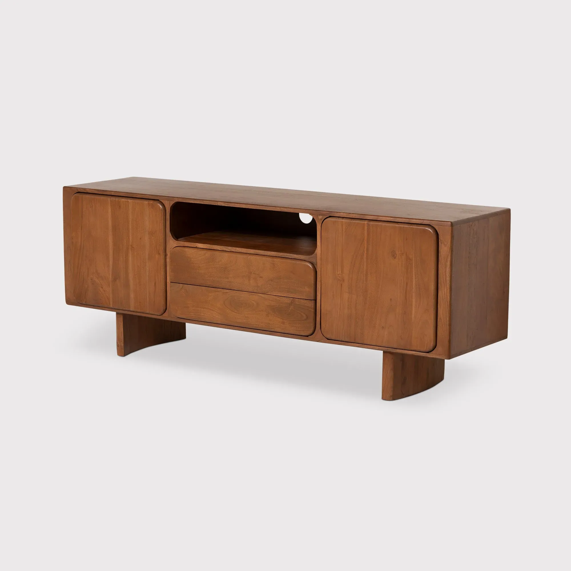 Zerina TV Unit - Brown, Acacia Wood image