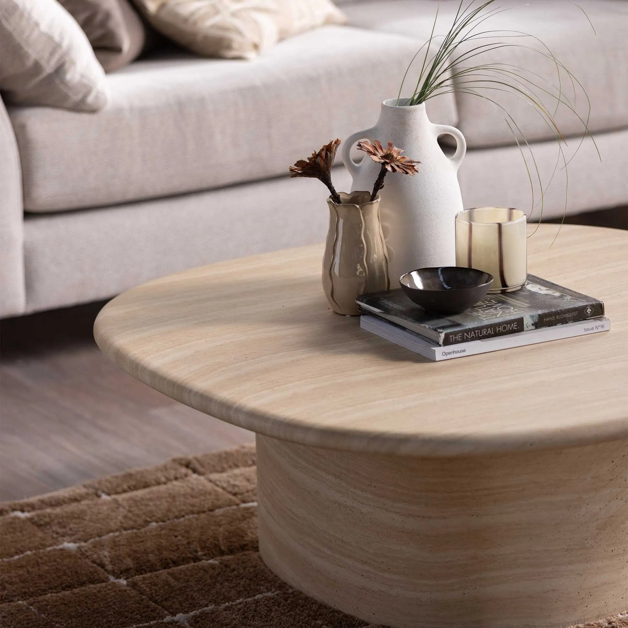 Zira Coffee Table - Neutral, Concrete