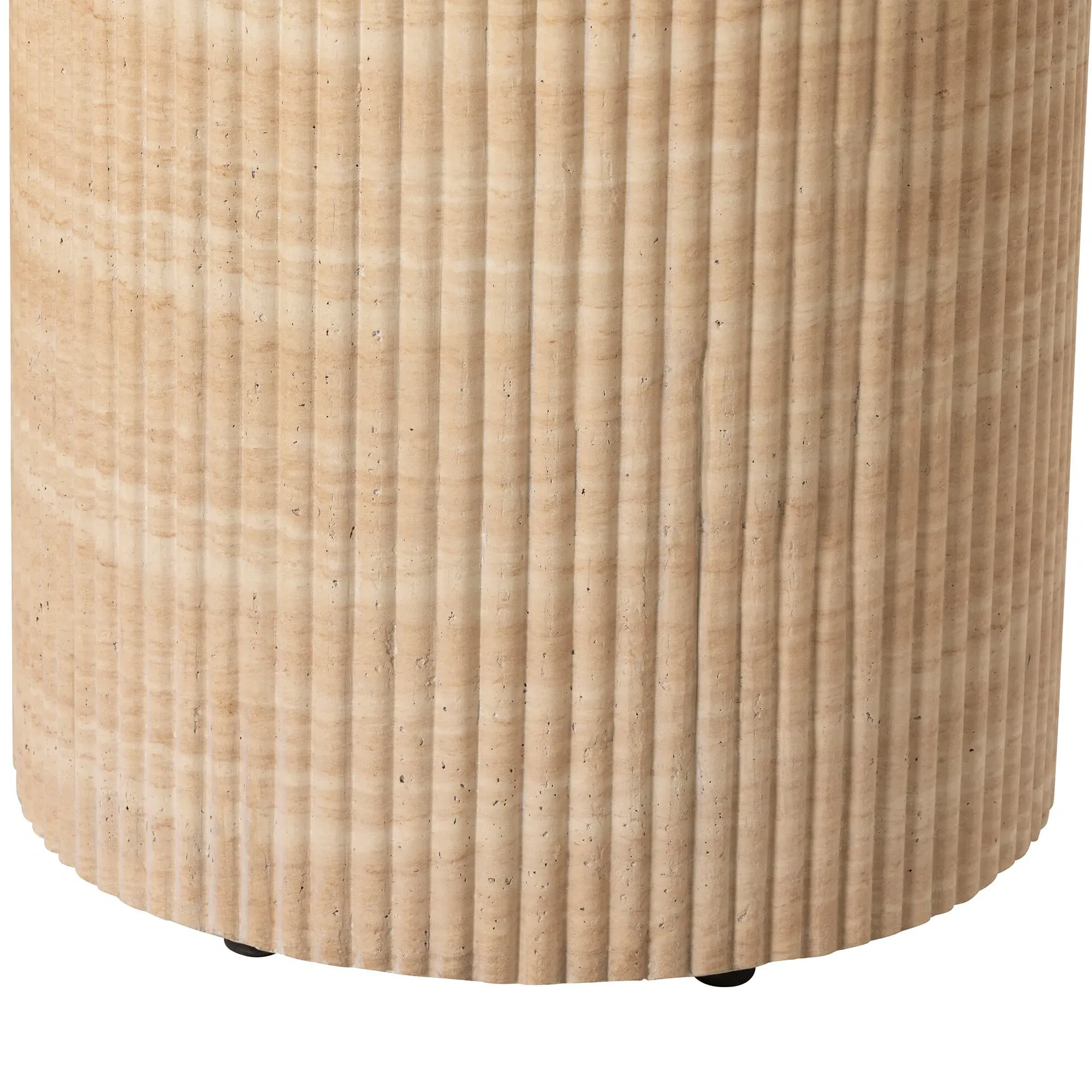 Zira Rectangular Dining Table 200cm - Neutral, Concrete