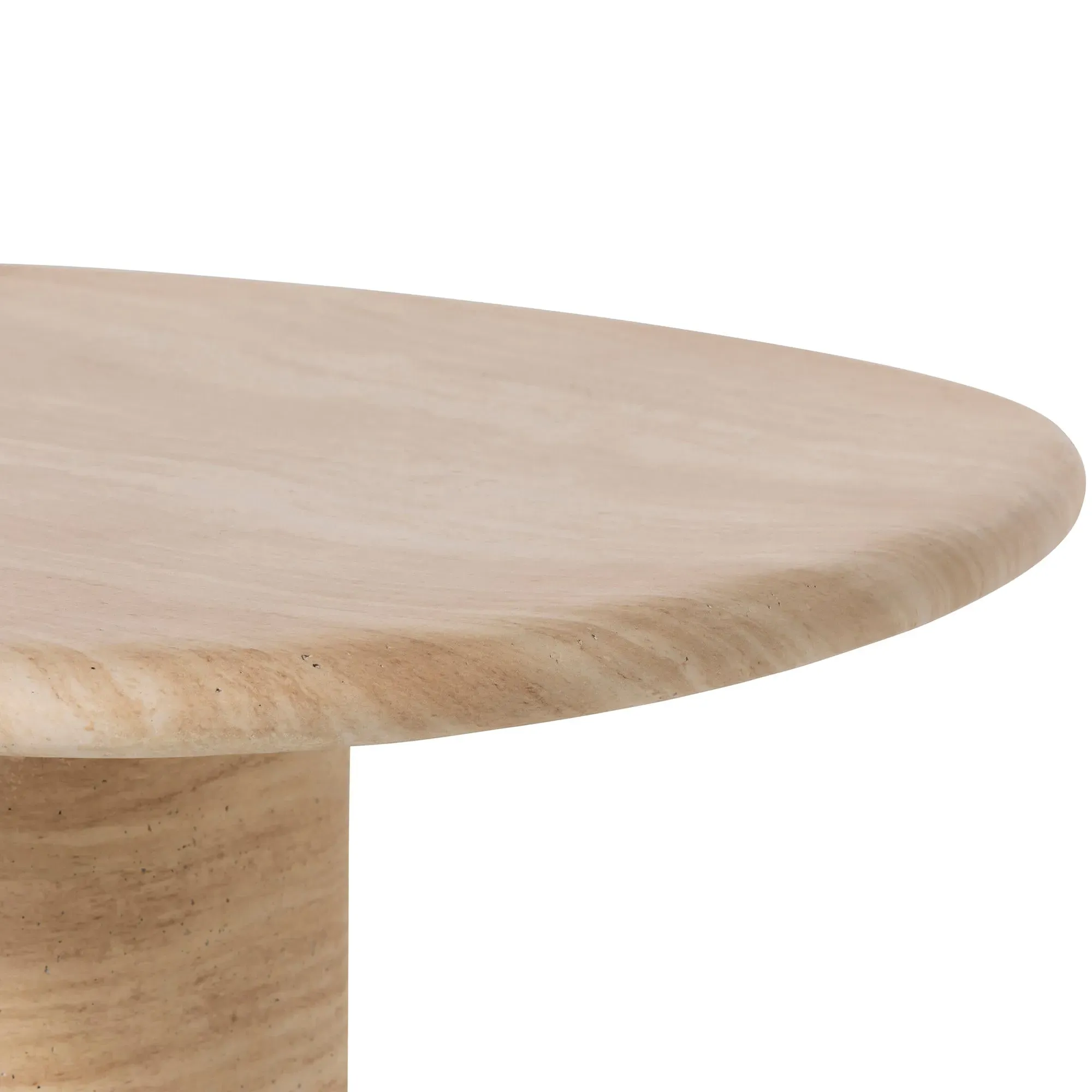 Zira Side Table - Neutral, Concrete