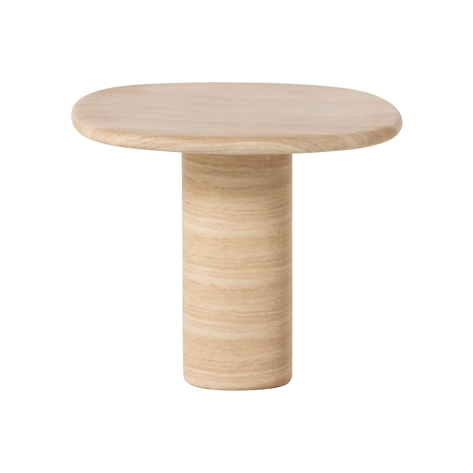 Zira Side Table - Neutral, Concrete