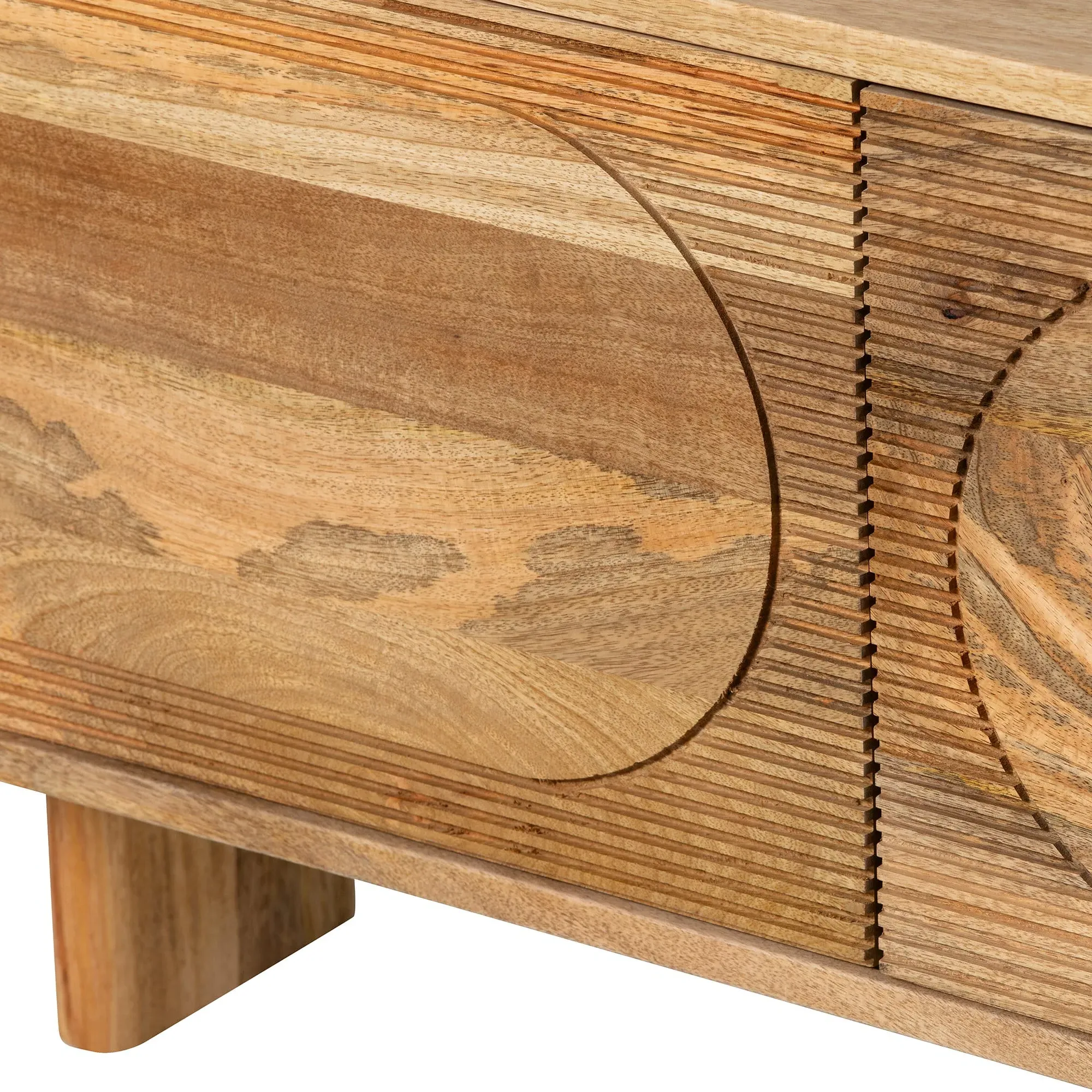 Zuberi 150cm TV Unit - Neutral, Mango Wood