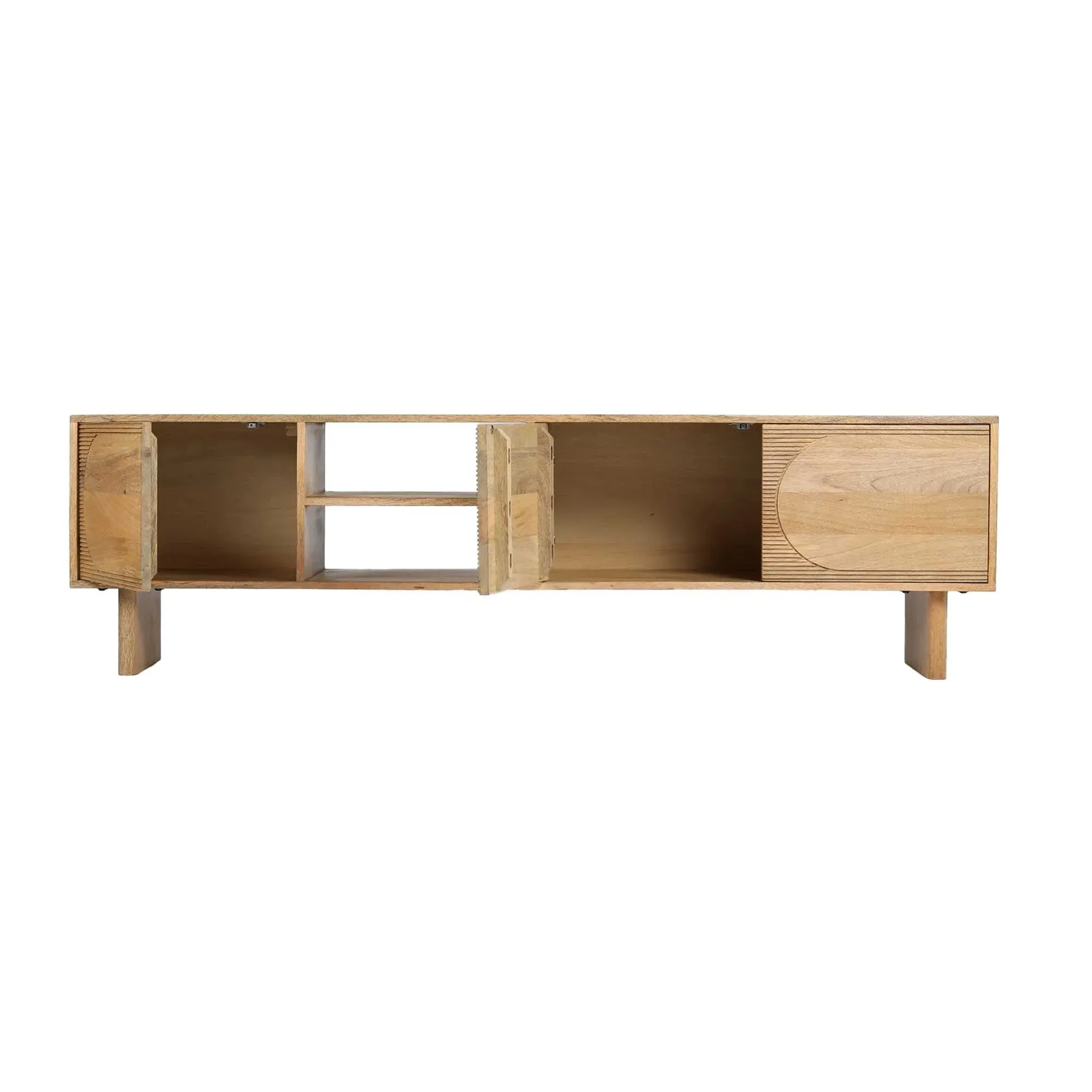 Zuberi 150cm TV Unit - Neutral, Mango Wood