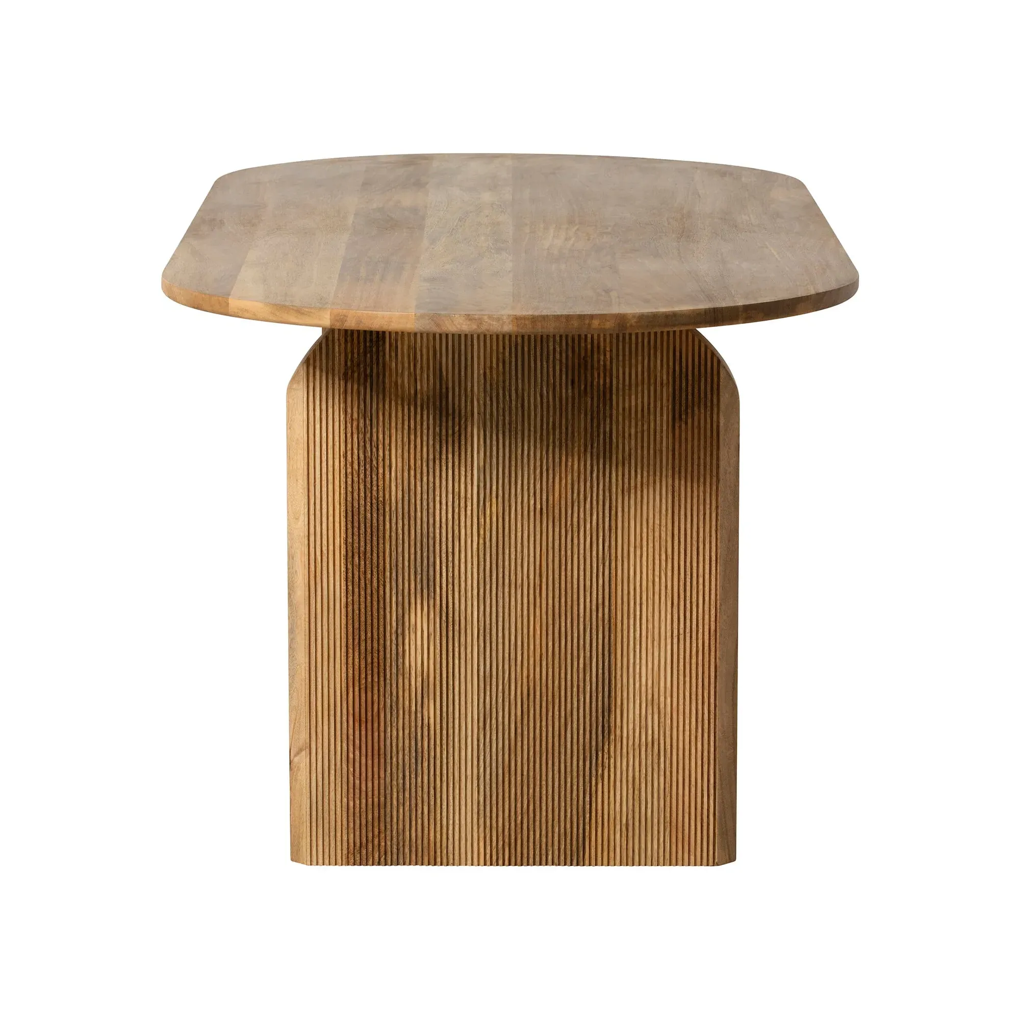 Zuberi 200cm Dining Table - Neutral, Mango Wood