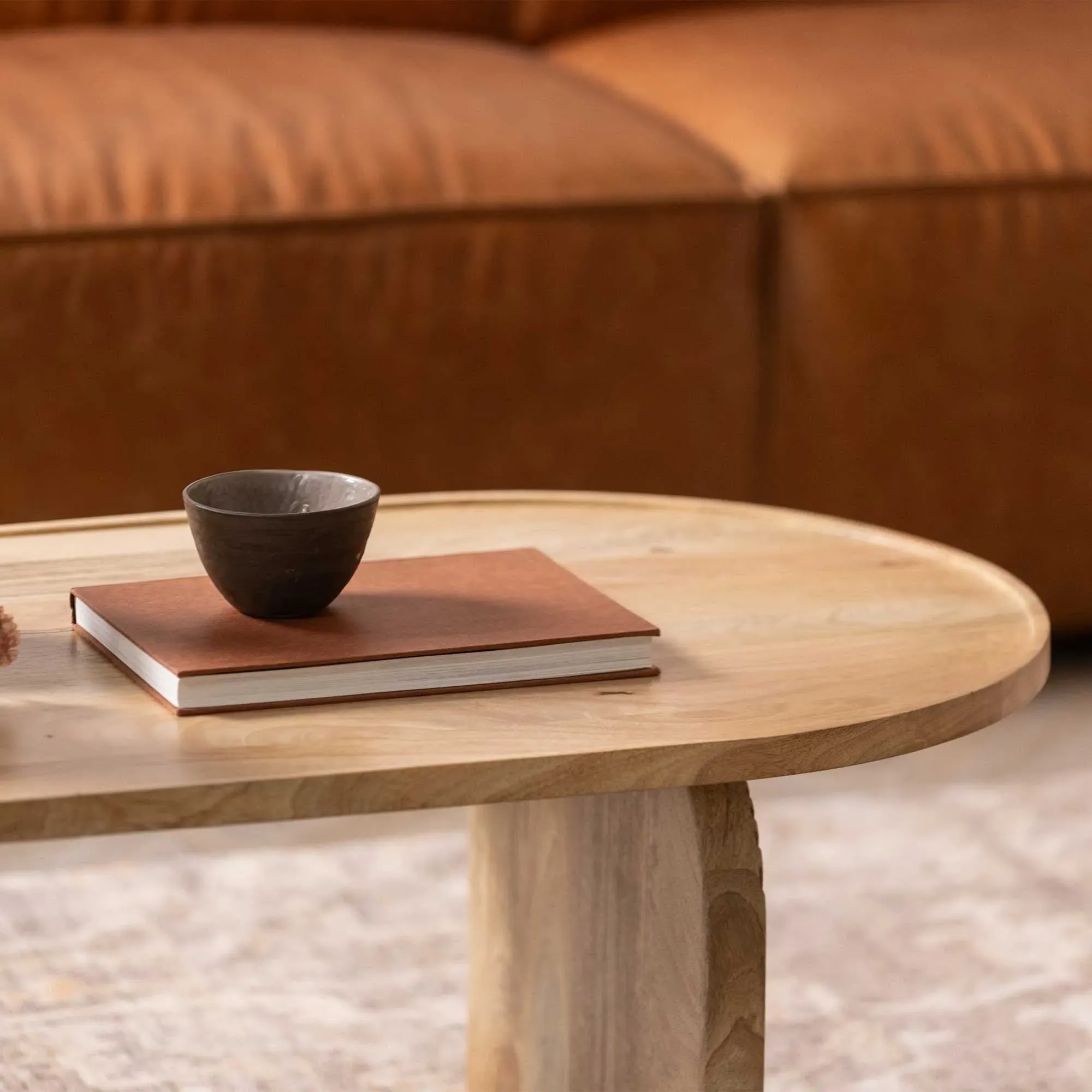 Zuberi Coffee Table - Neutral, Mango Wood
