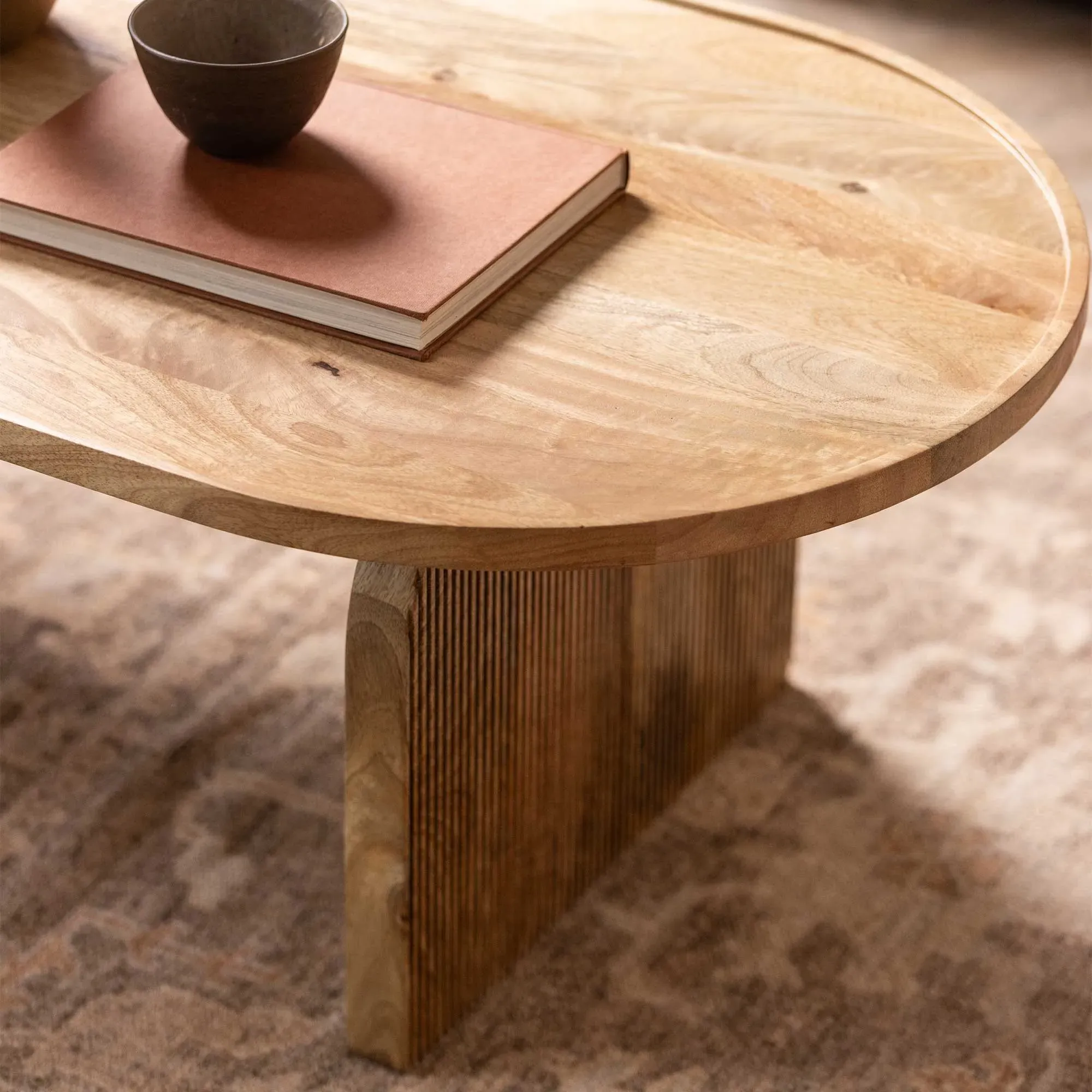 Zuberi Coffee Table - Neutral, Mango Wood