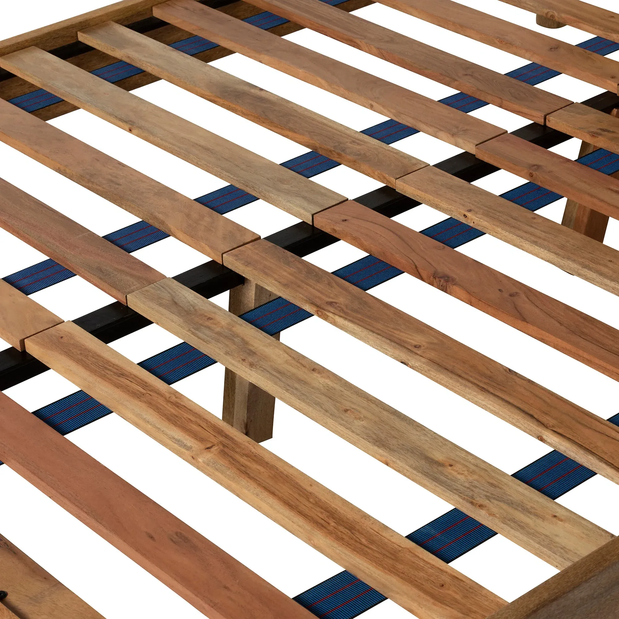 Zuberi King Size Bed Frame - Neutral, Mango Wood