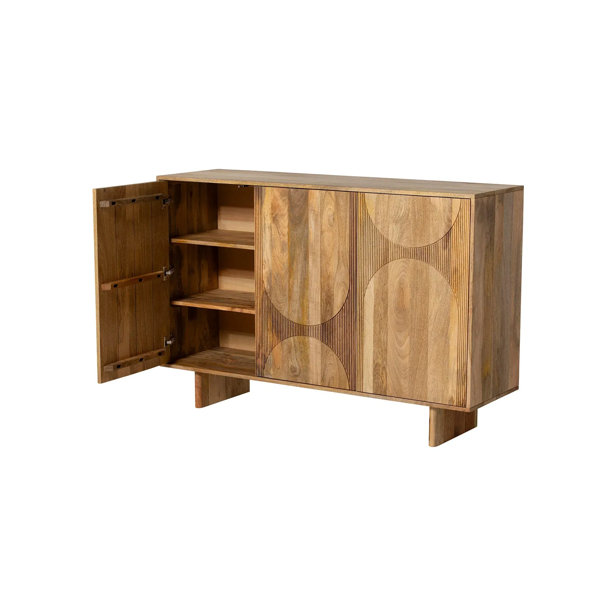 Zuberi Sideboard - Neutral, Mango Wood