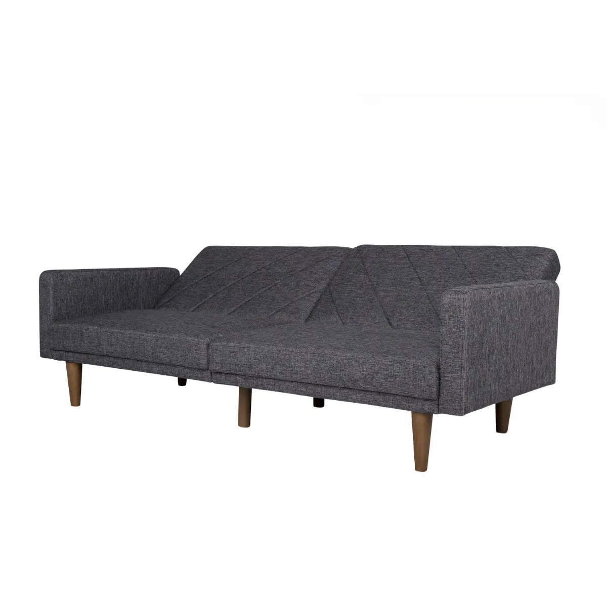 Convertible Sofa Bed with Storage - Grey, Linen