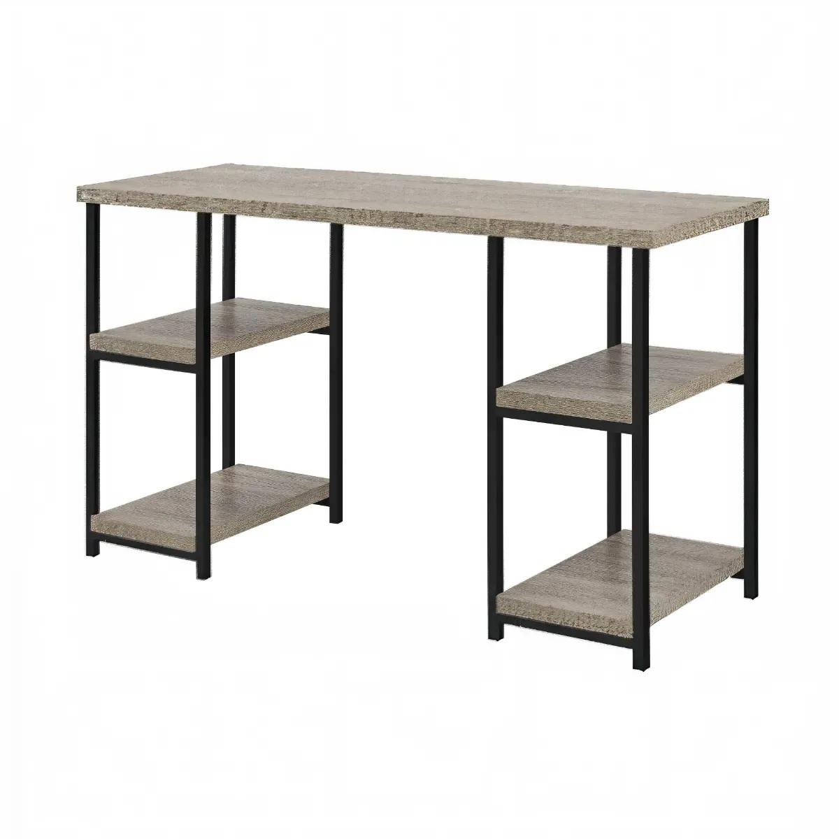 Double Pedestal Desk - Oak, Wood