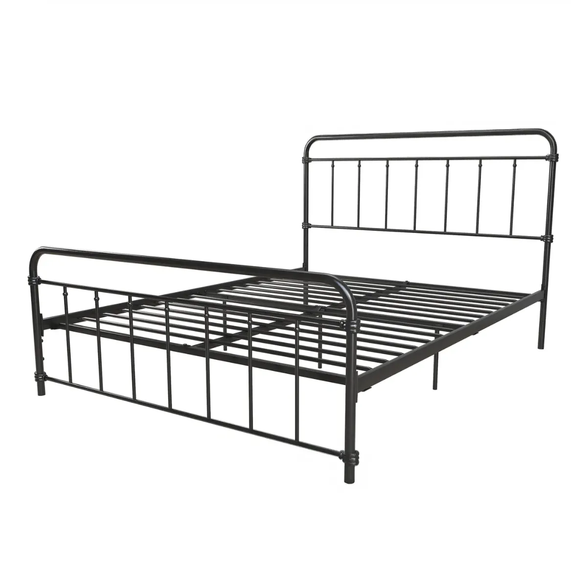 King Size Metal Bed Frame - Black