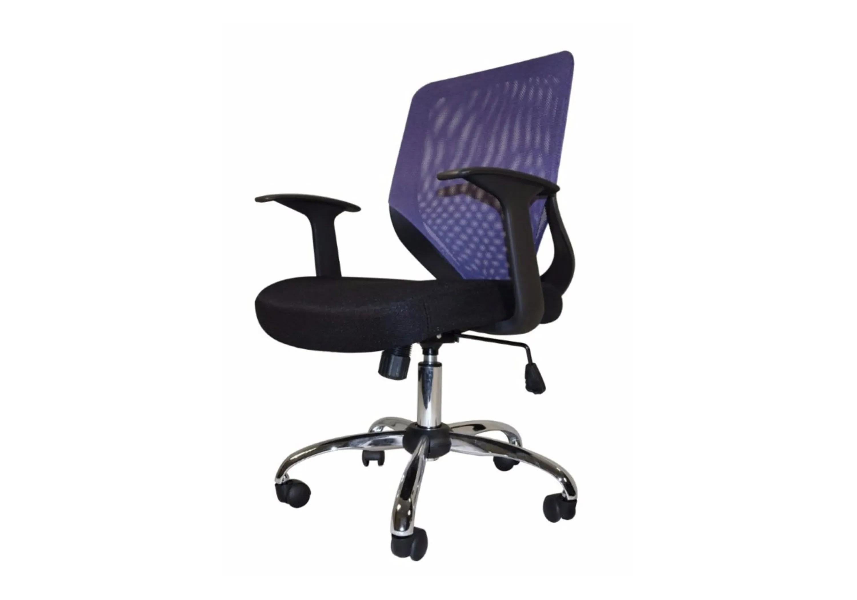 Office Chair with Mesh Back - Purple image