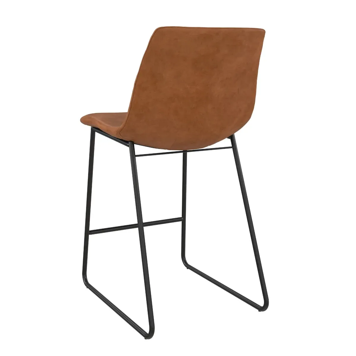 Upholstered Counter Stool - Caramel, Faux Leather image