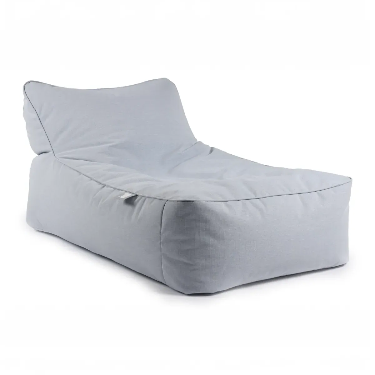 Bean Bag Lounger with Vents - Blue, Fabric image