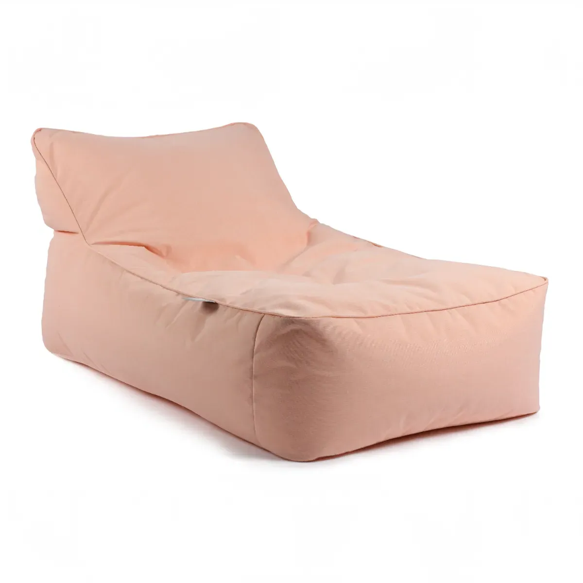 Bean Bag Lounger with Vents - Orange, Fabric